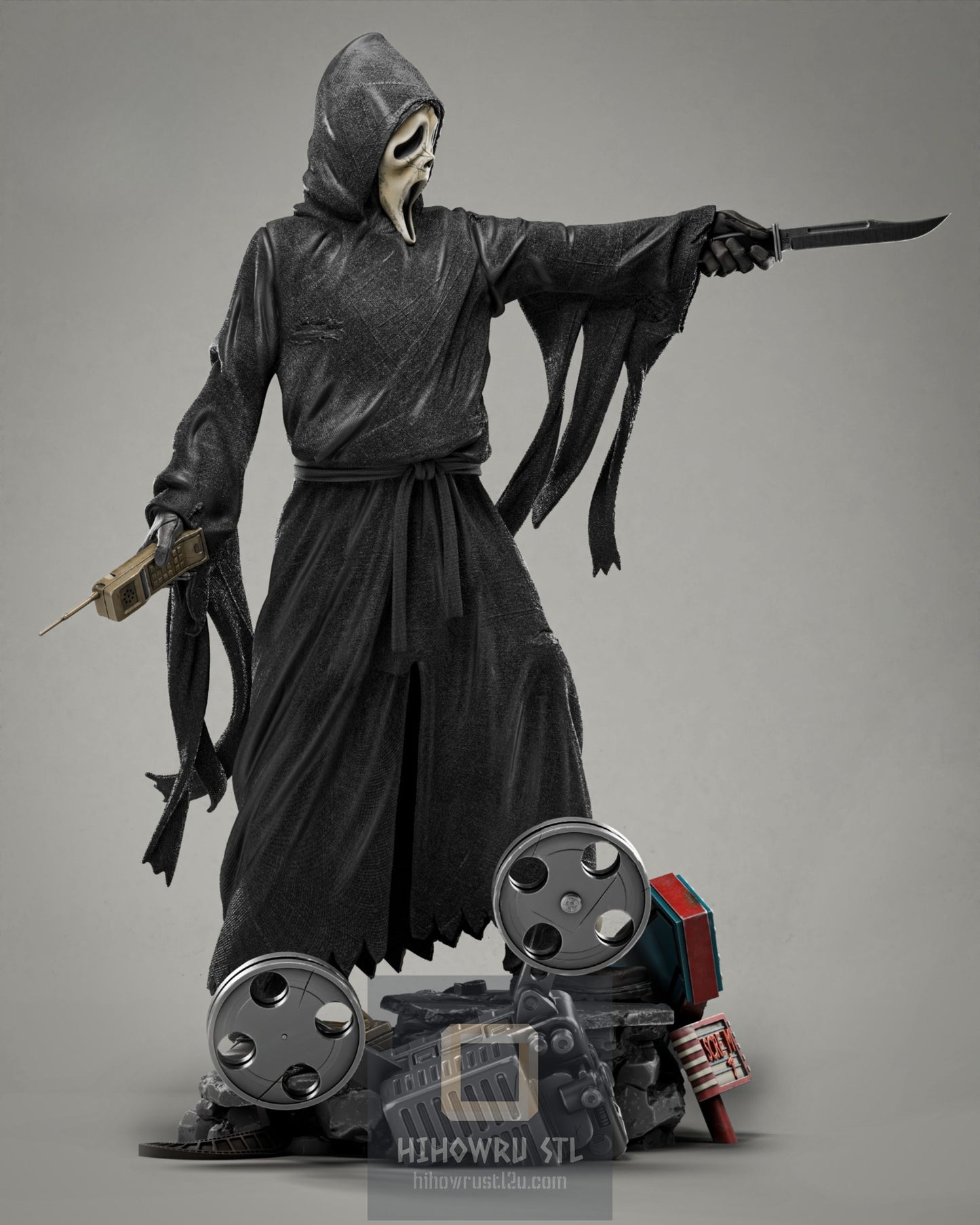 4386 Ghostface - Scream - STL 3D Print Files