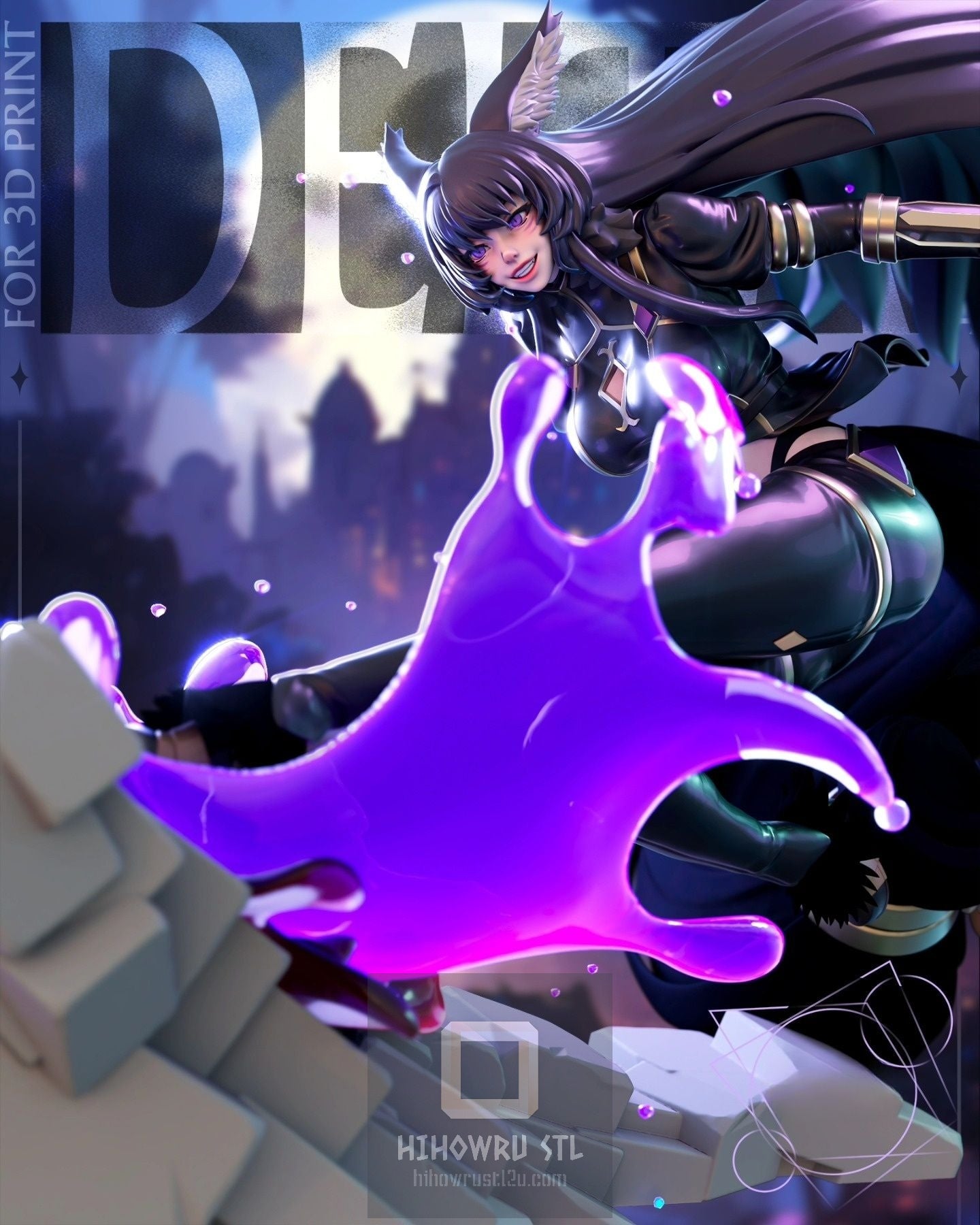 4413 Delta - The Eminence in Shadow - STL 3D Print Files