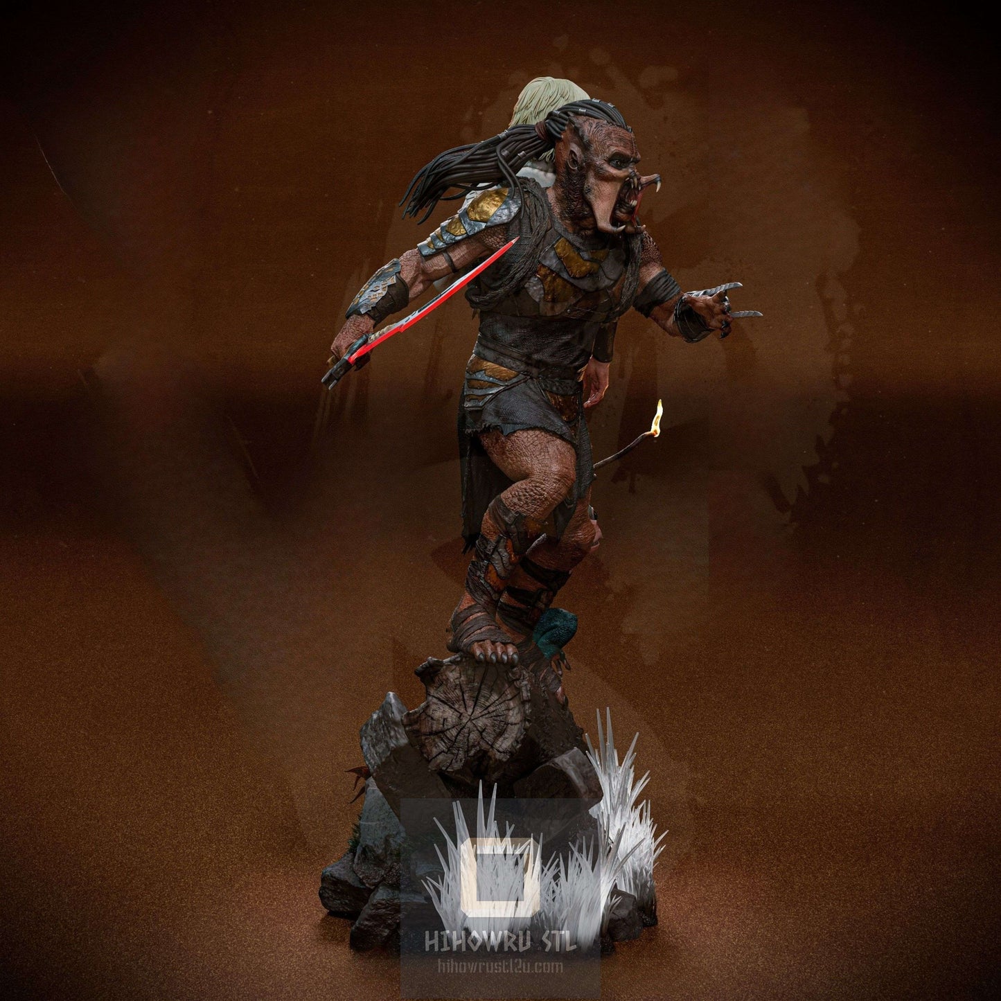 4483 Predator: Badlands Diorama - STL 3D Print Files