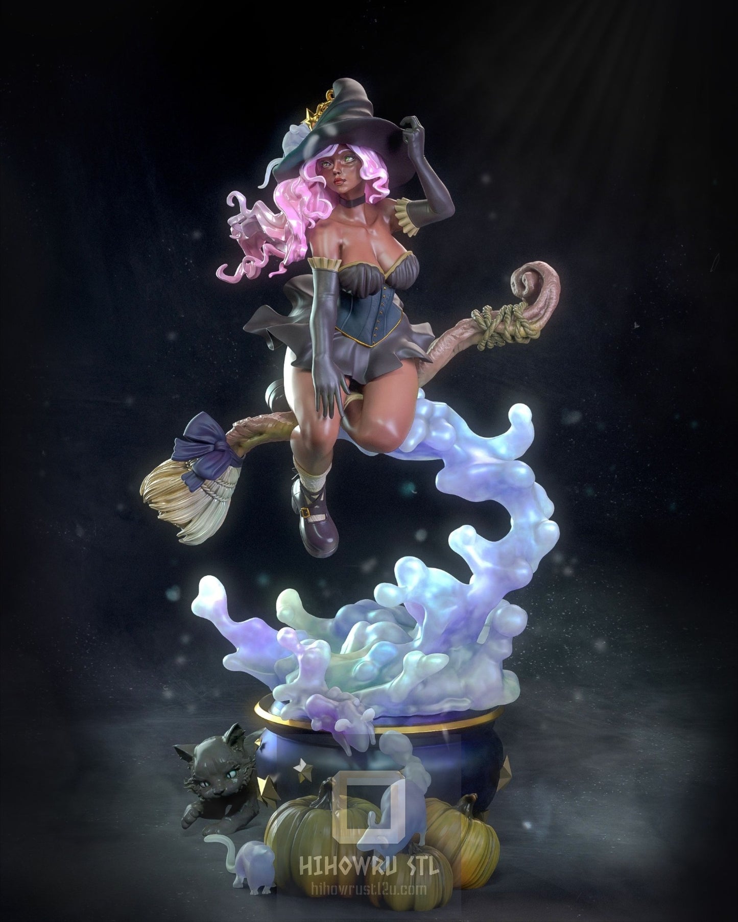 4505 Witch NSFW - STL 3D Print Files