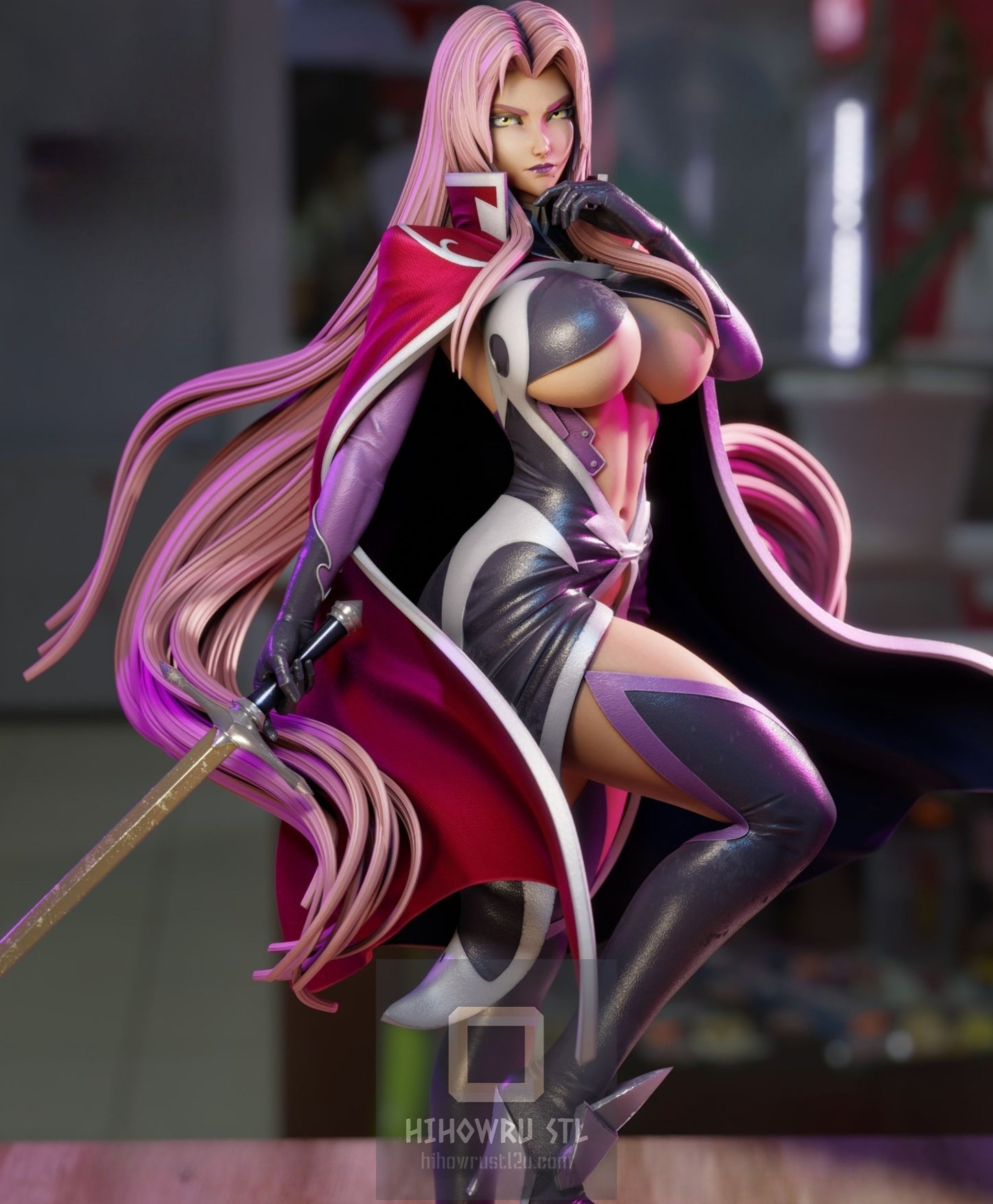 4521 Hell Knight Ingrid NSFW - FINAL FANTASY - STL 3D Print Files