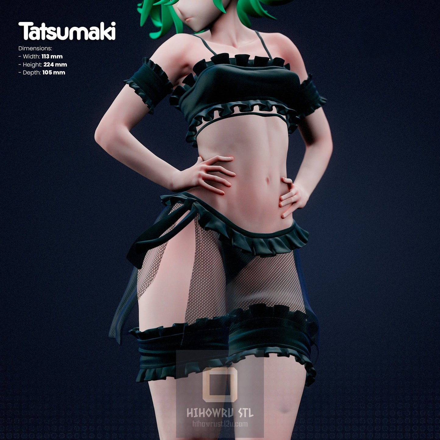 4539 Tatsumaki - One-Punch Man - STL 3D Print Files