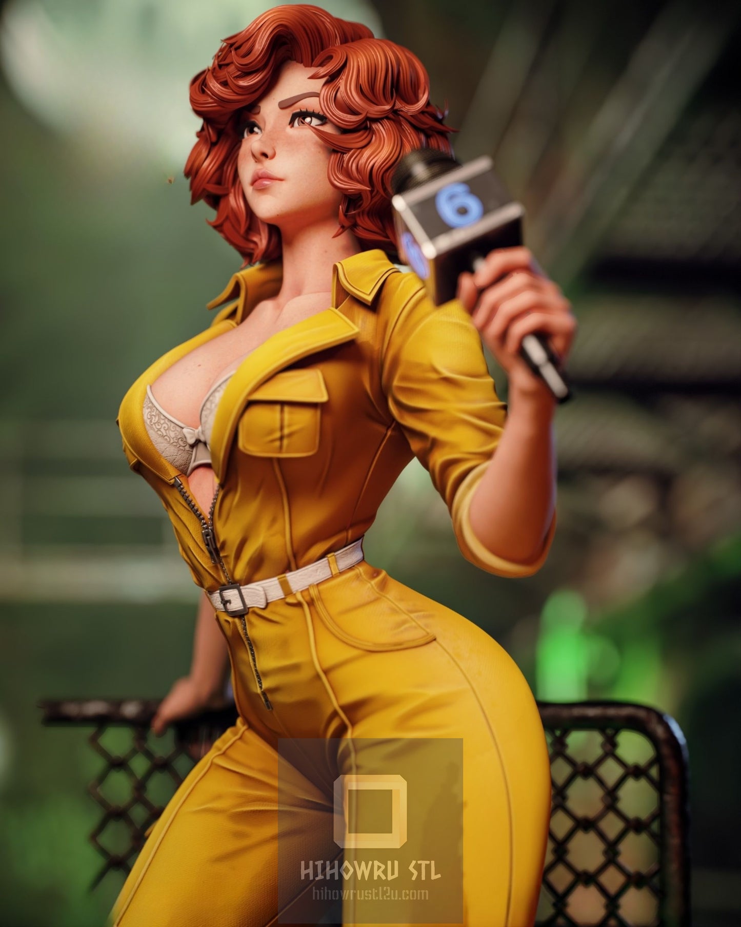 4782 April O'Neil NSFW - TMNT - STL 3D Print Files