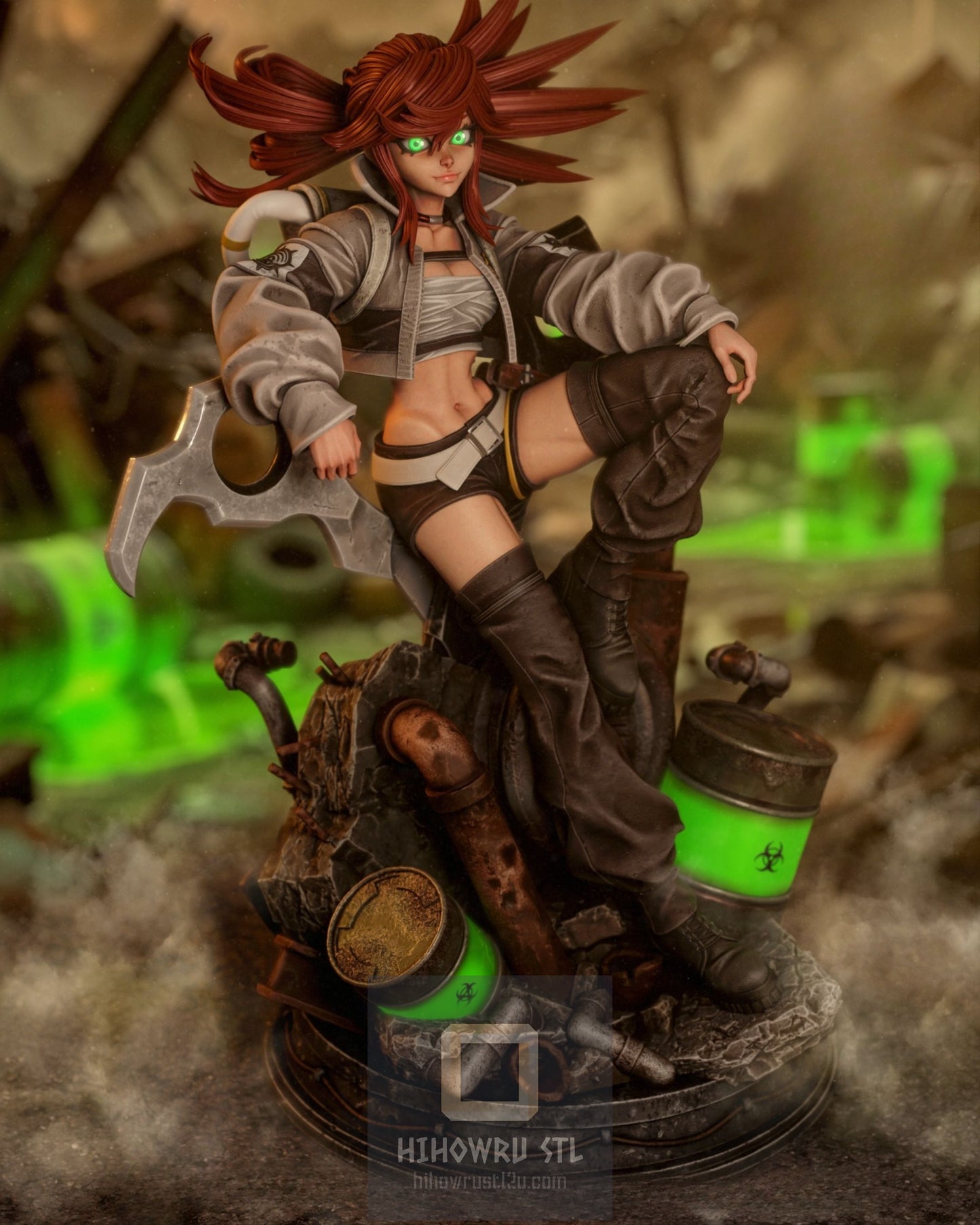 4814 Riyo Reaper NSFW - Gachiakuta - STL 3D Print Files