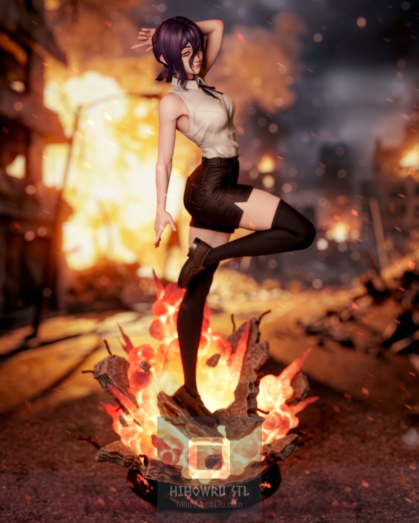 4893 Reze NSFW - Chainsaw Man - STL 3D Print Files