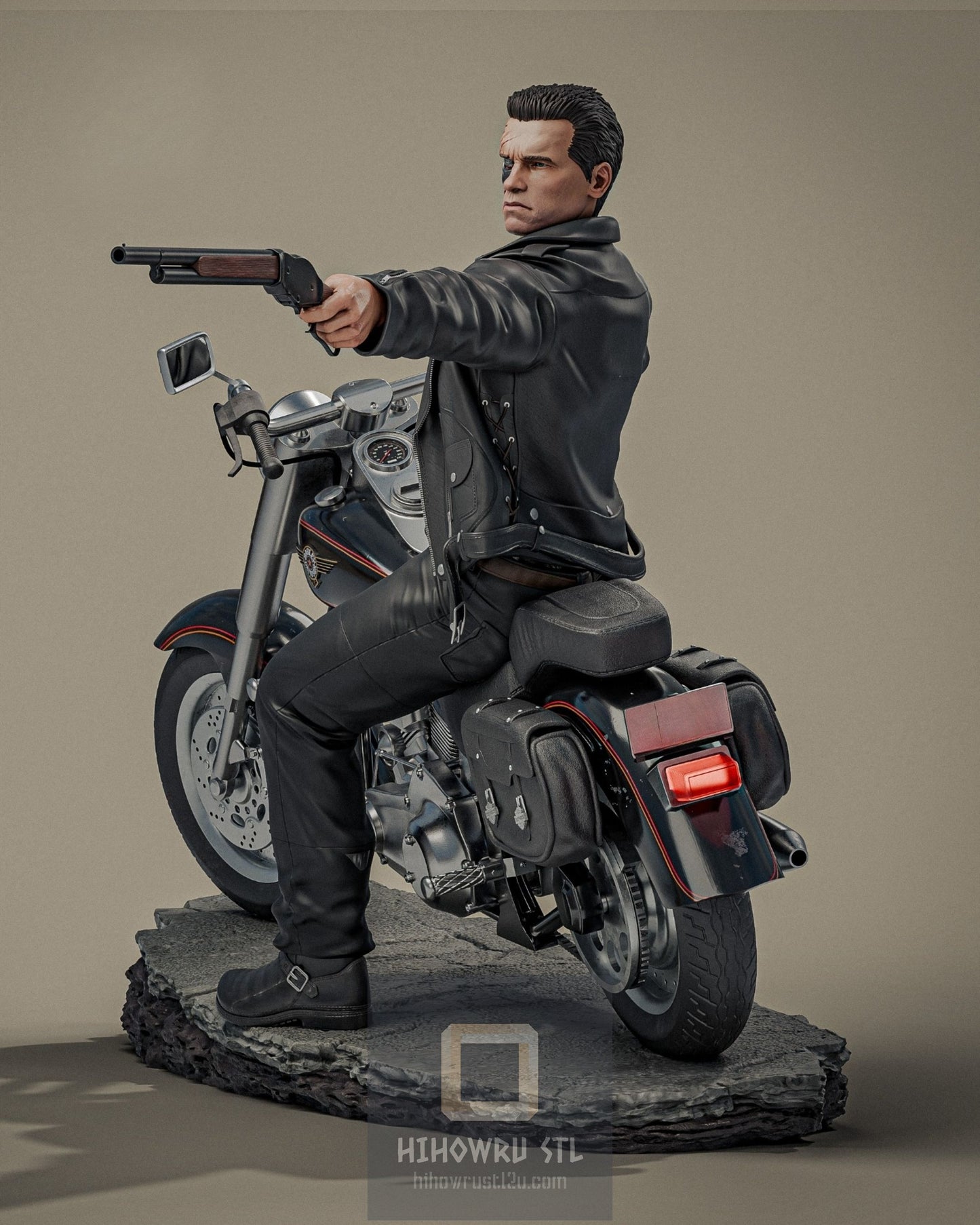 4903 John Conner AND T800 - Terminator 2 - STL 3D Print Files