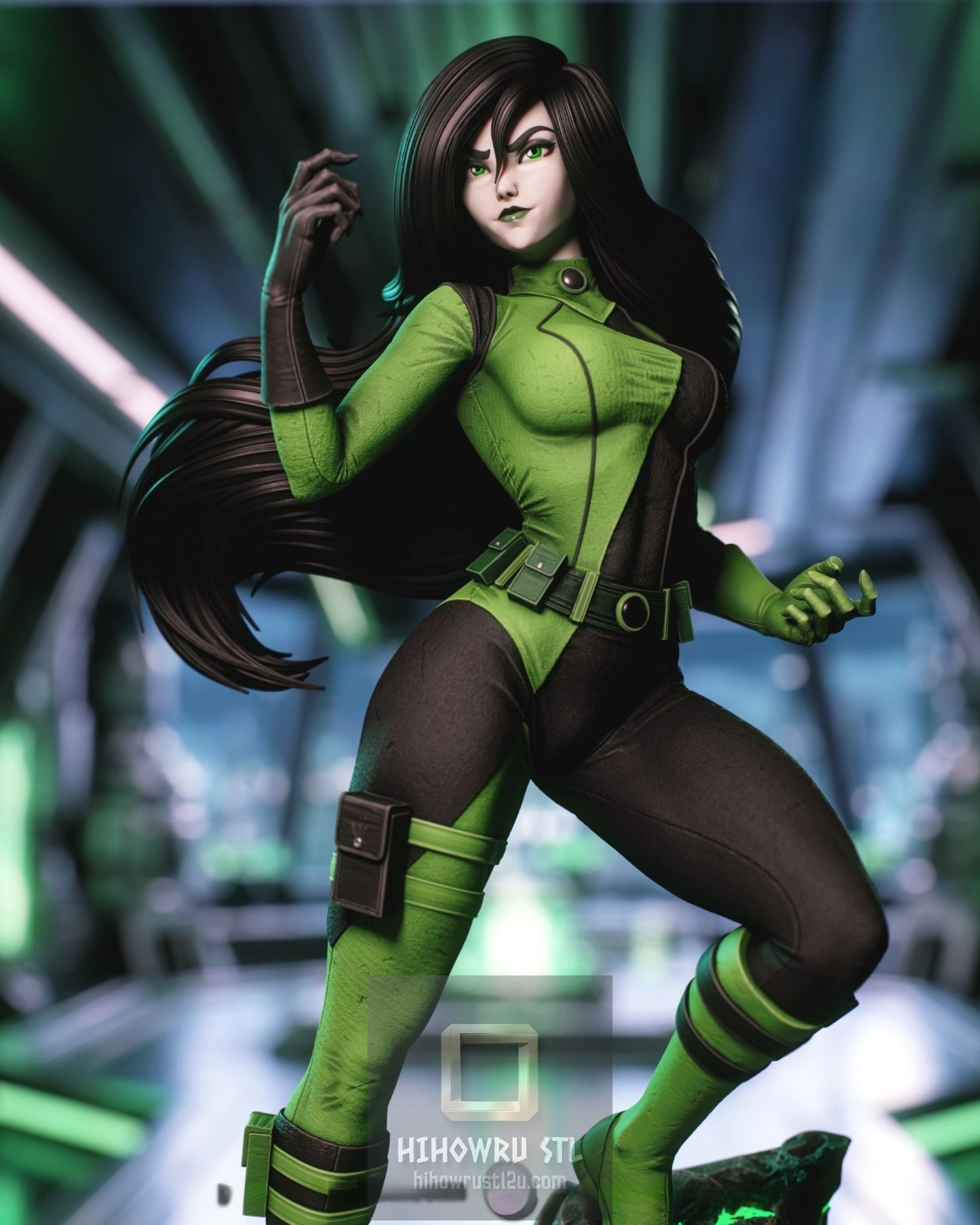4916 Shego - Kim Possible - STL 3D Print Files