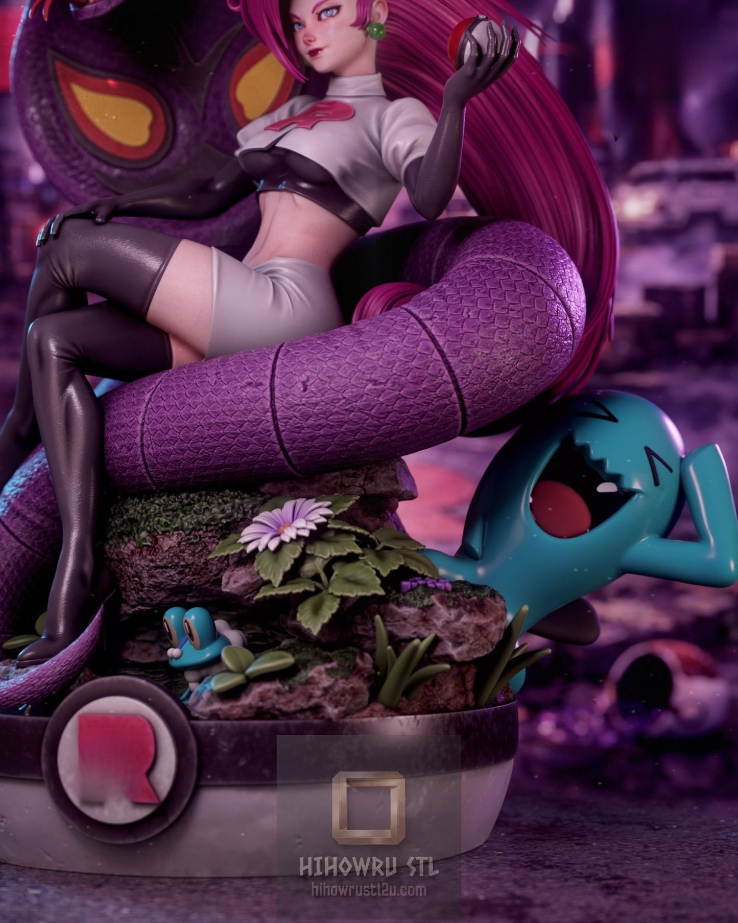 5038 Jessie NSFW - Pokemon - STL 3D Print Files