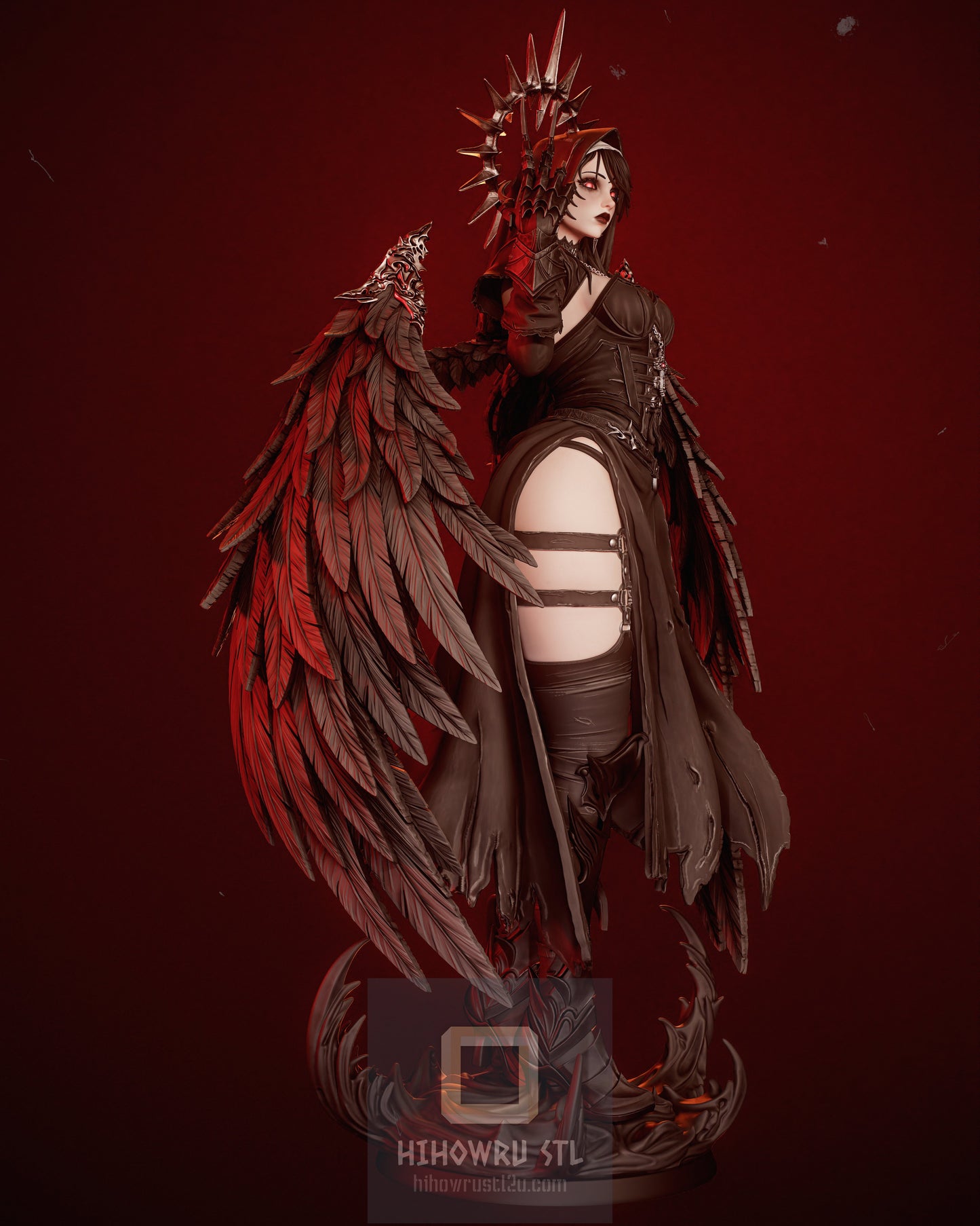 4625 Corrupted Nun - STL 3D Print Files