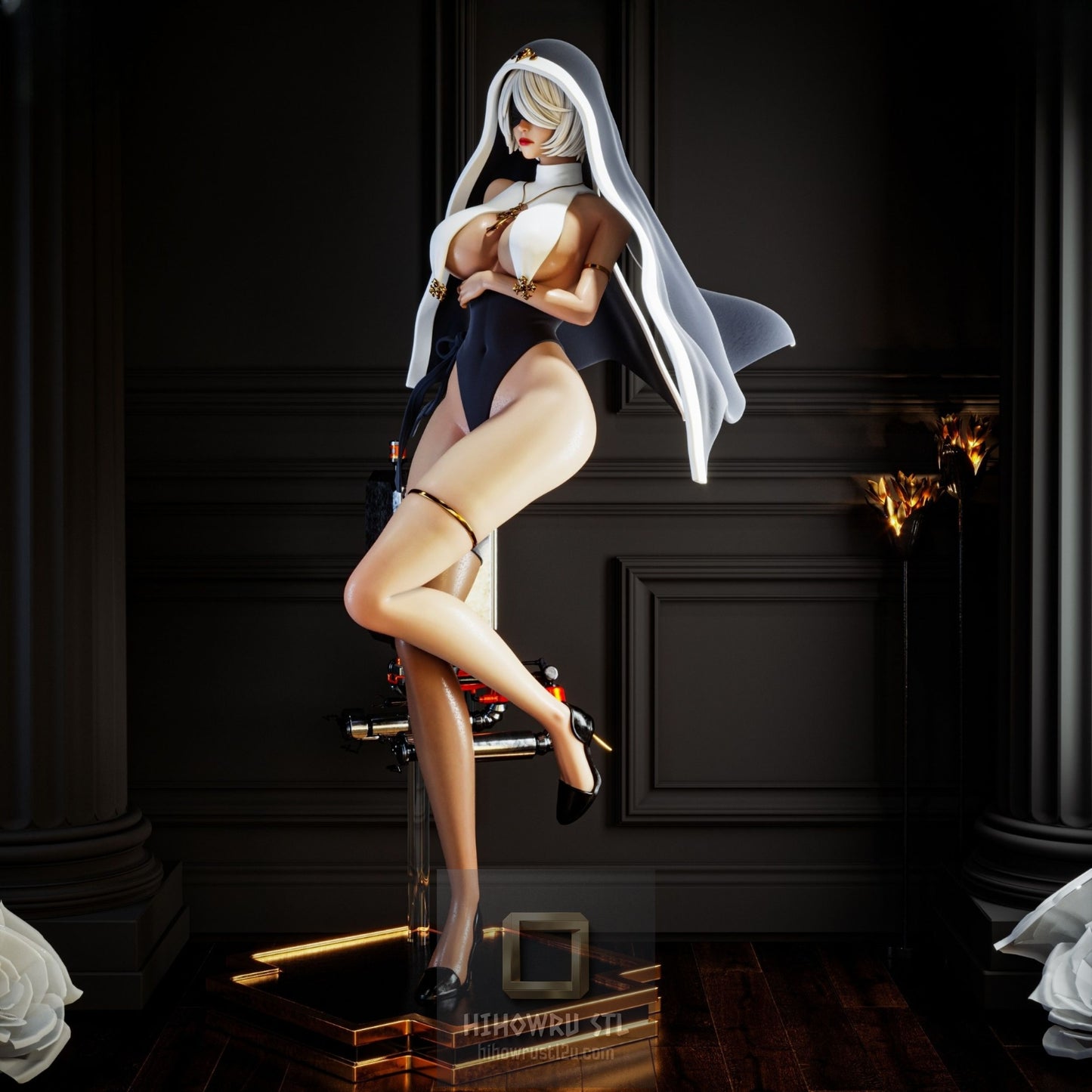 5009 2B NUN NSFW - NIER AUTOMATA - STL 3D Print Files