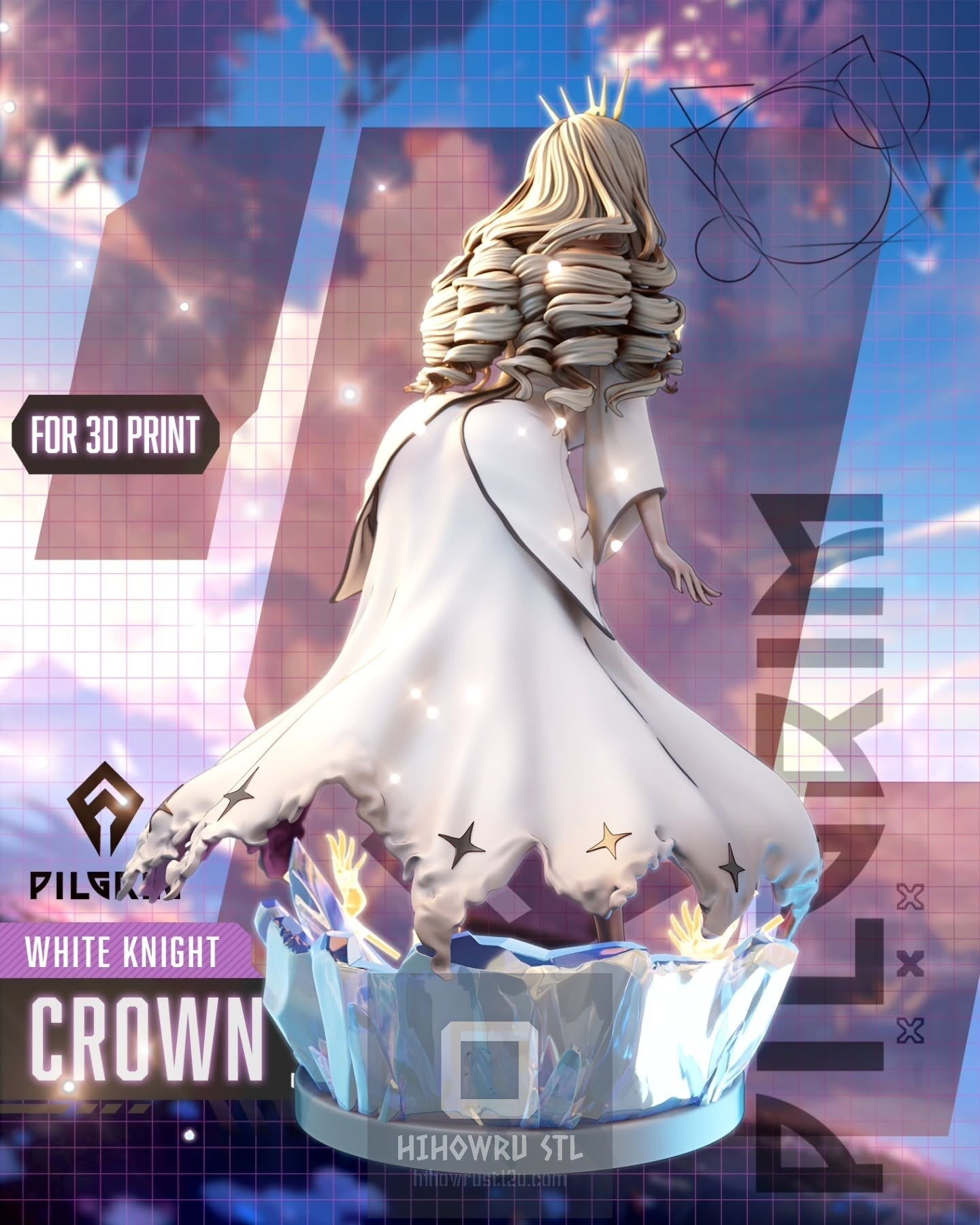 4619 Crown - Nikke Goddess of Victory - STL 3D Print Files