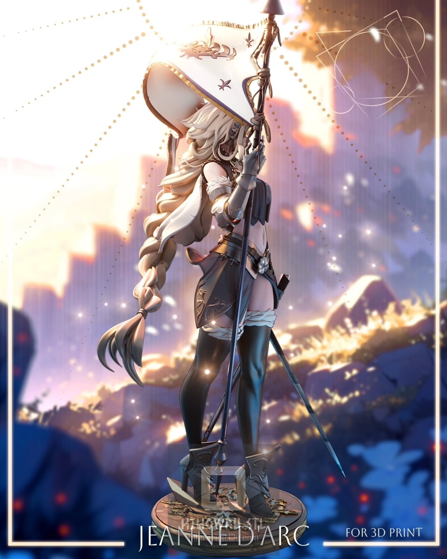 4678 Jeanne d'Arc NSFW - Fate/Grand Order - STL 3D Print Files