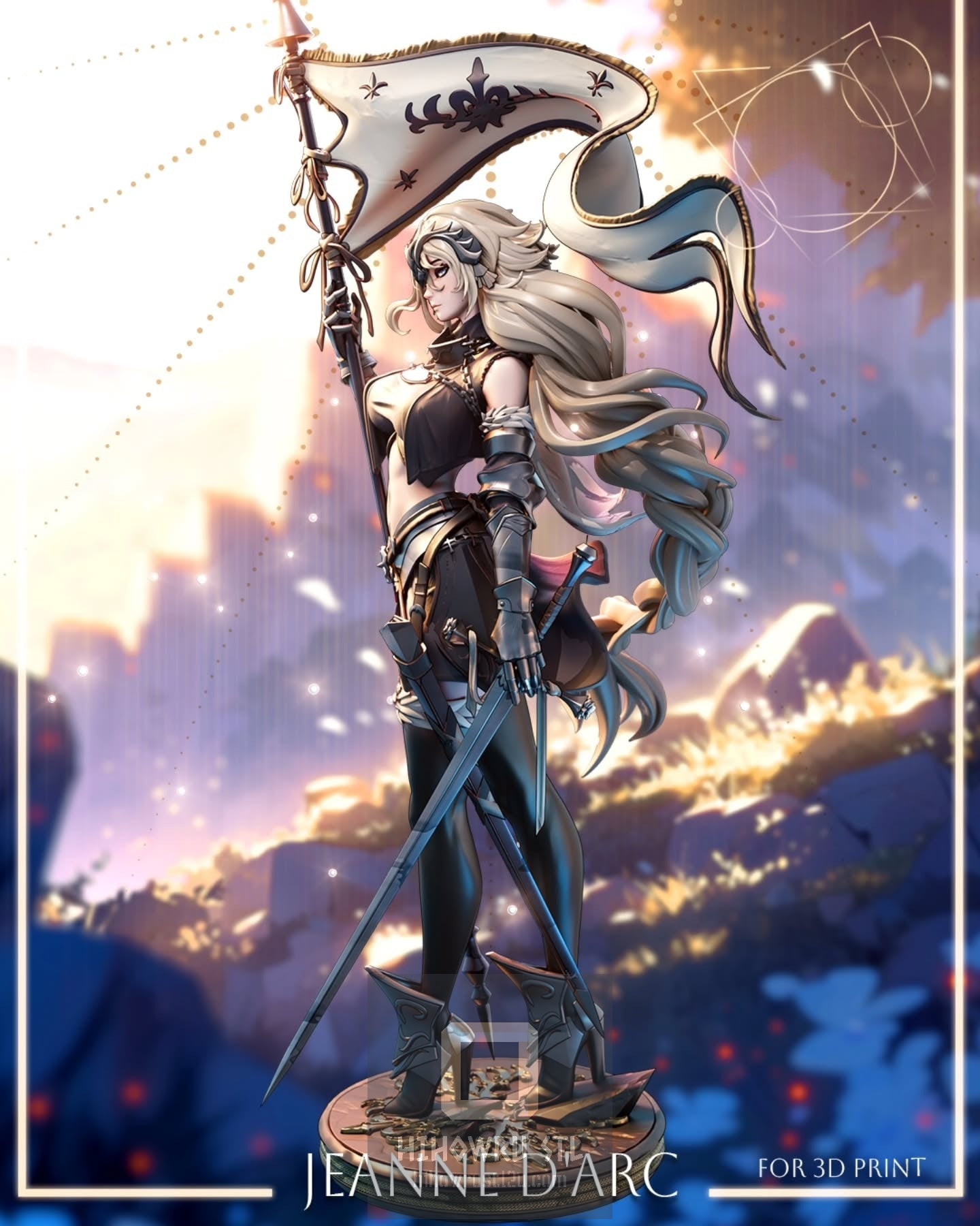 4678 Jeanne d'Arc NSFW - Fate/Grand Order - STL 3D Print Files