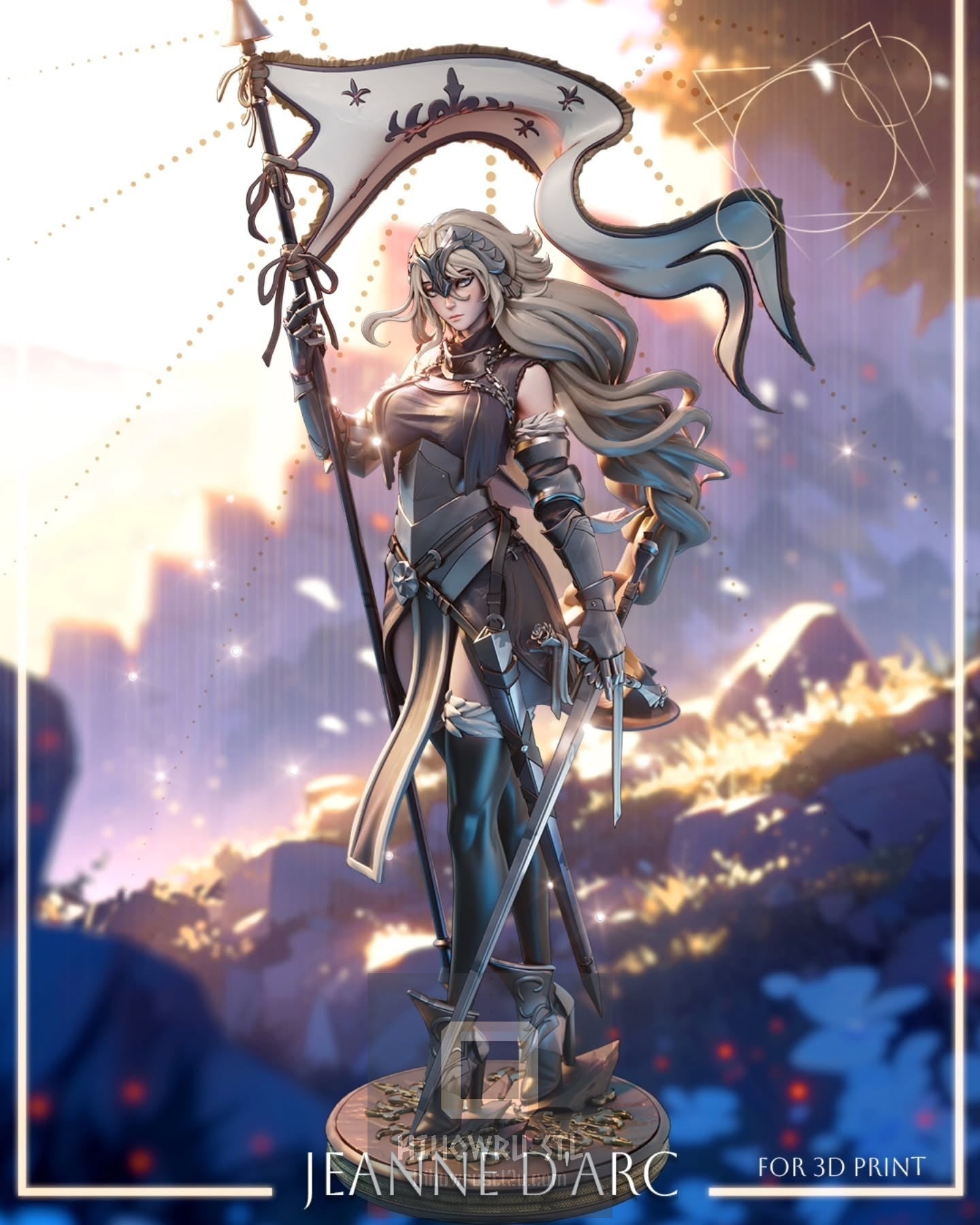 4678 Jeanne d'Arc NSFW - Fate/Grand Order - STL 3D Print Files