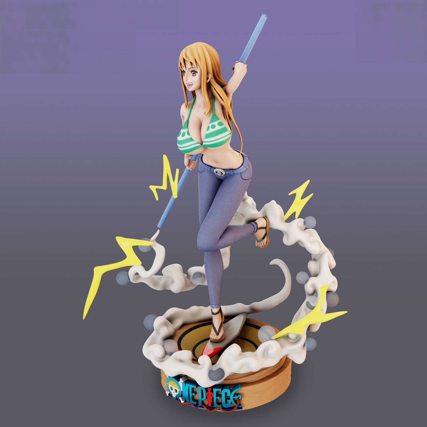 1696 Nami NSFW - One Piece - STL 3D Print Files