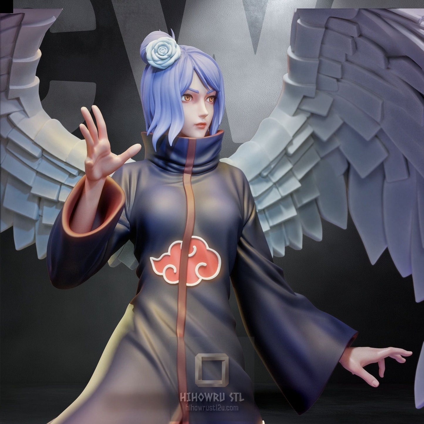 4950 Konan - Naruto - STL 3D Print Files