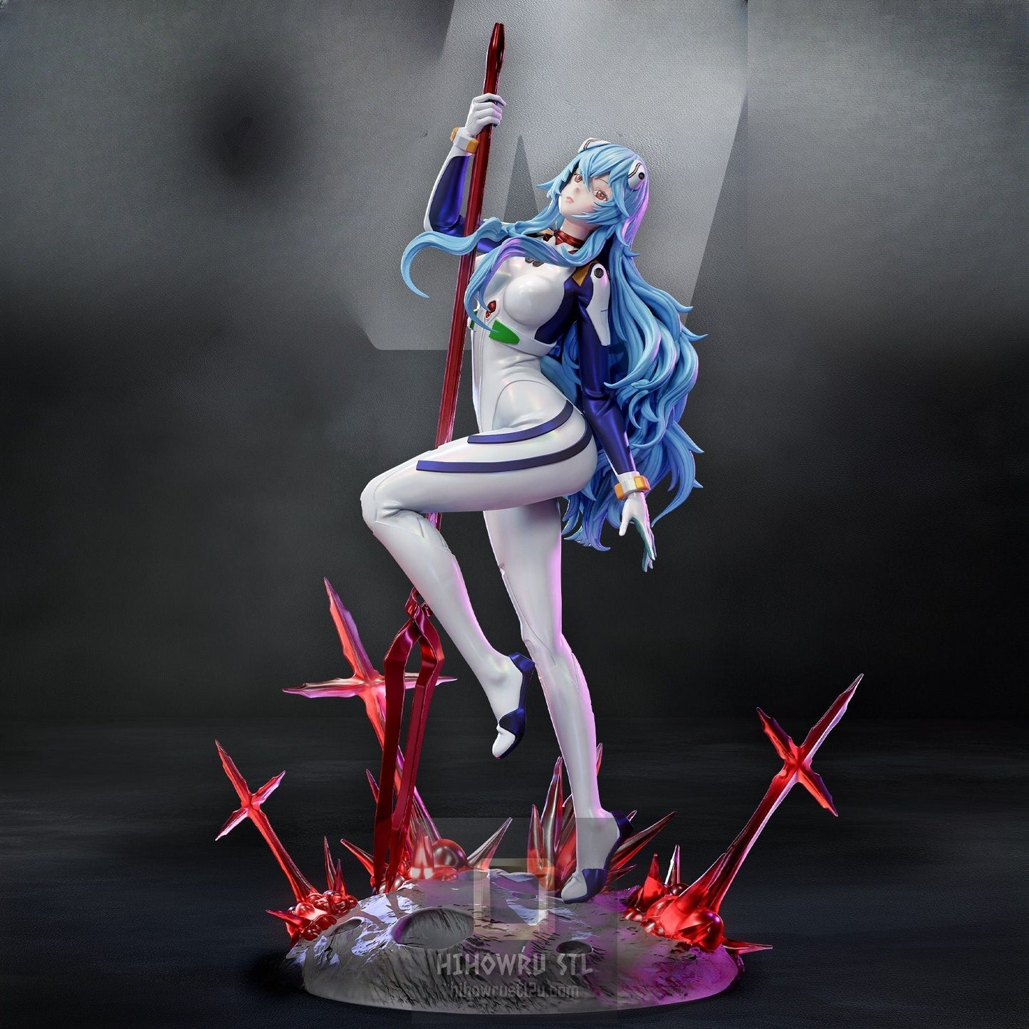 4970 Rei Ayanami NSFW - Evangelion - STL 3D Print Files