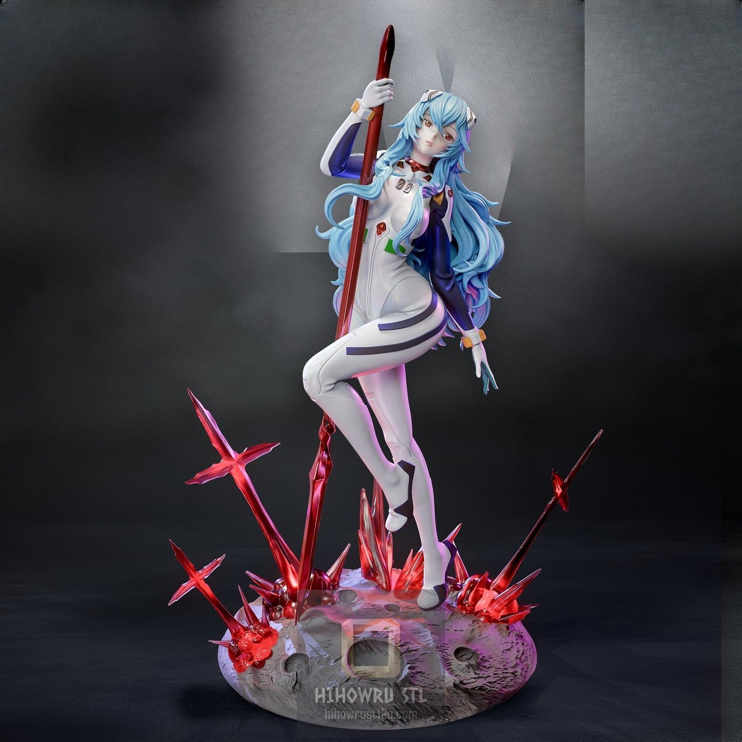 4970 Rei Ayanami NSFW - Evangelion - STL 3D Print Files