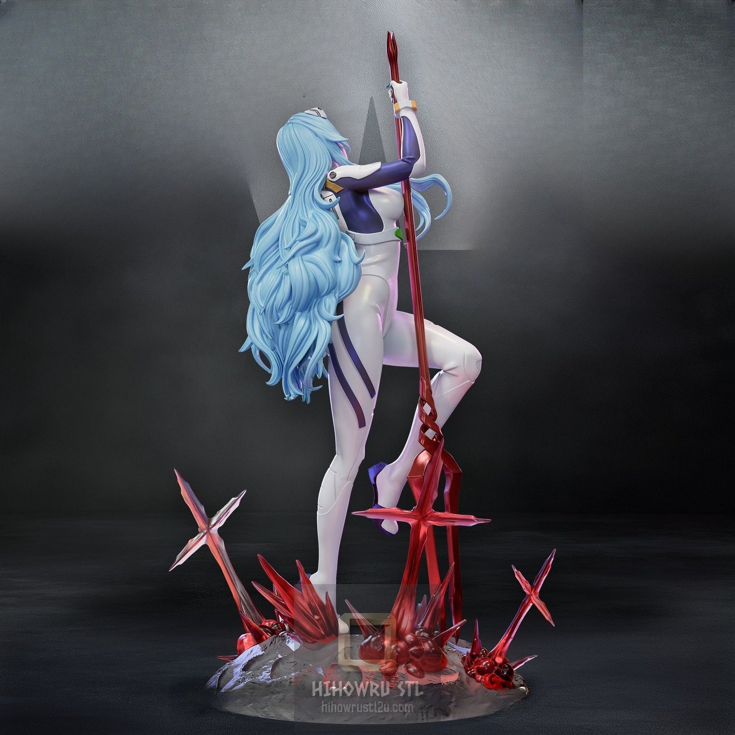 4970 Rei Ayanami NSFW - Evangelion - STL 3D Print Files