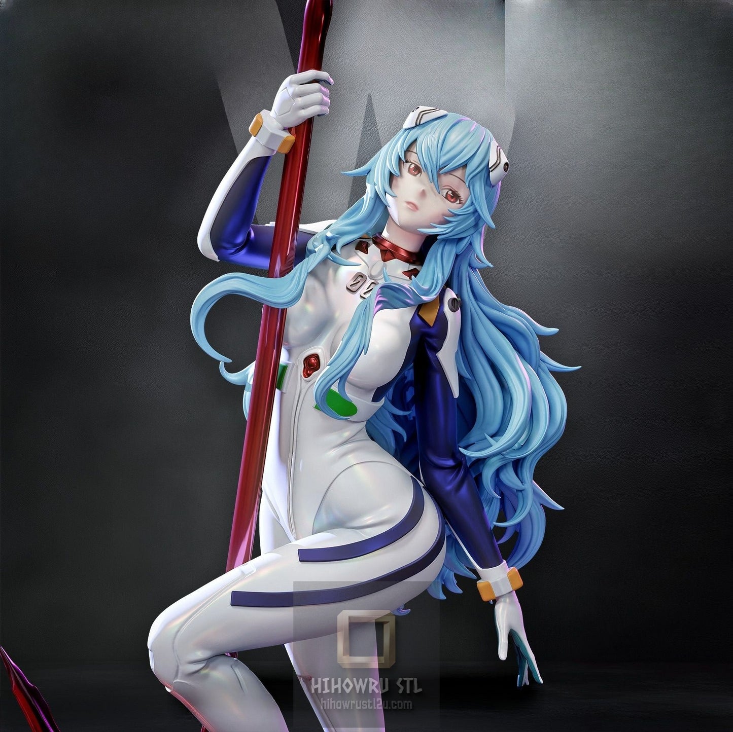 4970 Rei Ayanami NSFW - Evangelion - STL 3D Print Files