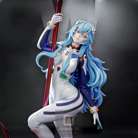 4970 Rei Ayanami NSFW - Evangelion - STL 3D Print Files