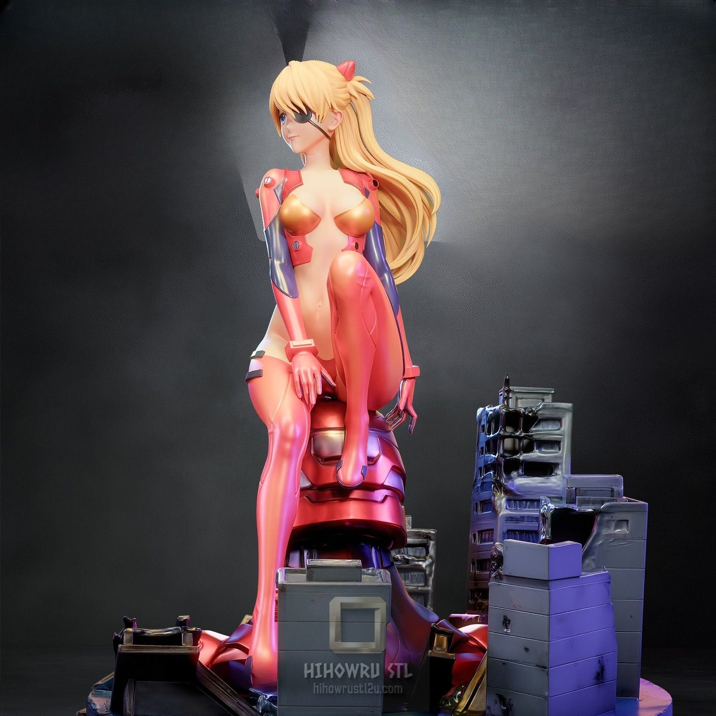 4939 Asuka Langley Soryu NSFW - Neon Genesis Evangelion - STL 3D Print Files