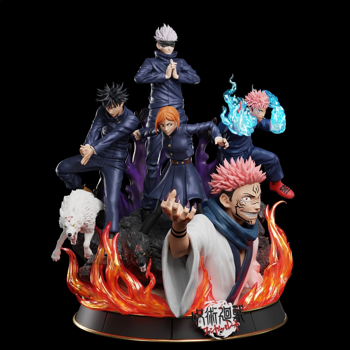 1721 Jujutsu Kaisen Diorama - STL 3D Print Files