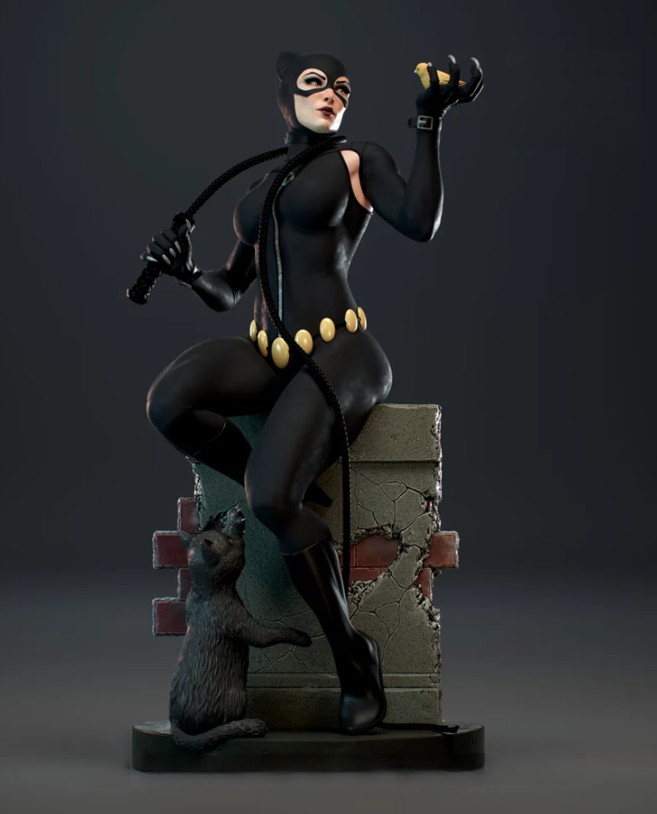 1750 Catwoman - DC COMICS - STL 3D Print Files