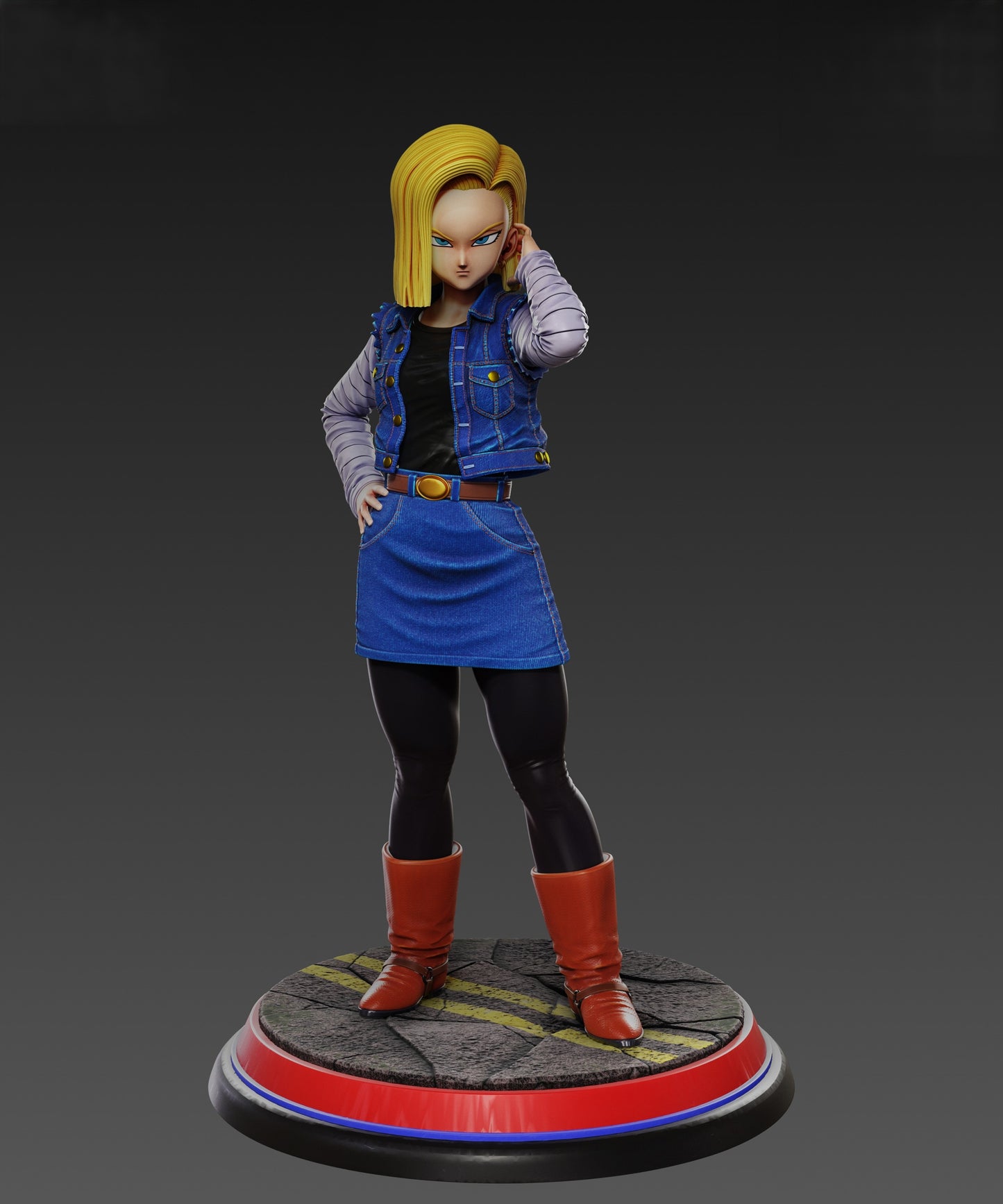 1927 Android 18 - Dragon Ball - STL 3D Print Files