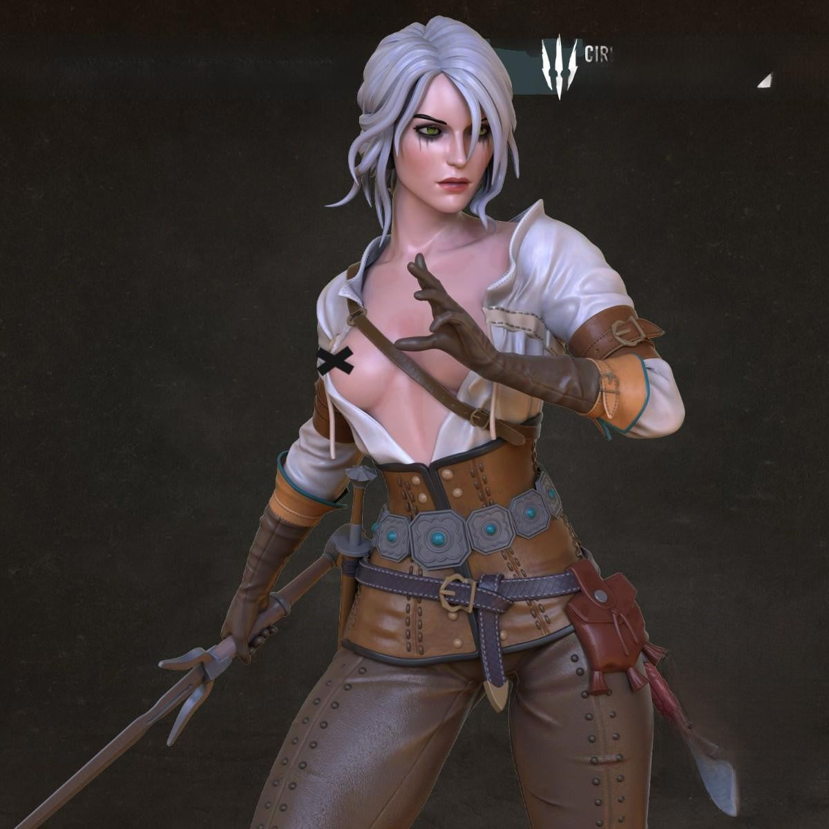 1760 Ciri NSFW - Witcher - STL 3D Print Files