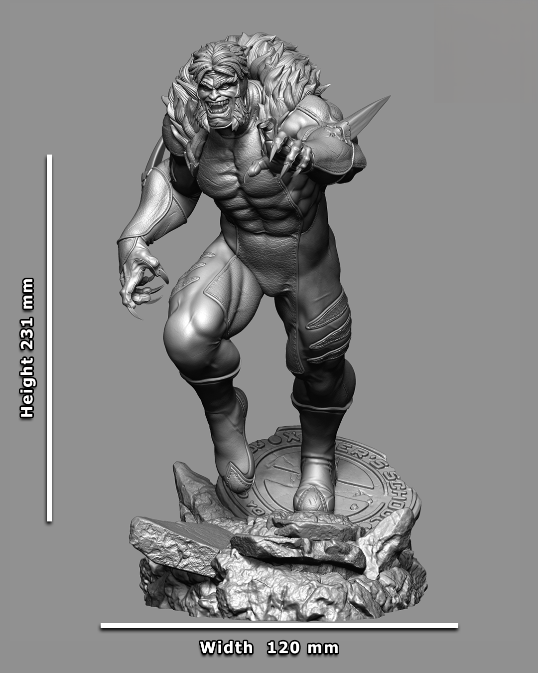 2082 Sabretooth - X-Men - STL 3D Print Files