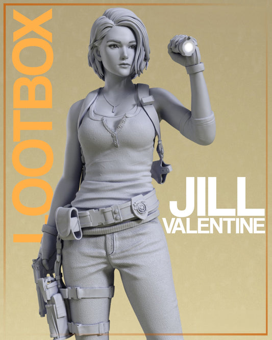 1713 Jill Valentine - Resident Evil - STL 3D Print Files