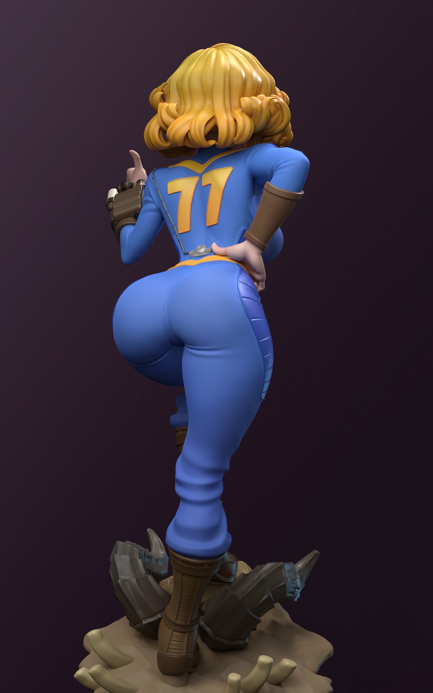 Vault Girl NSFW - Fallout  - STL 3D Print Files