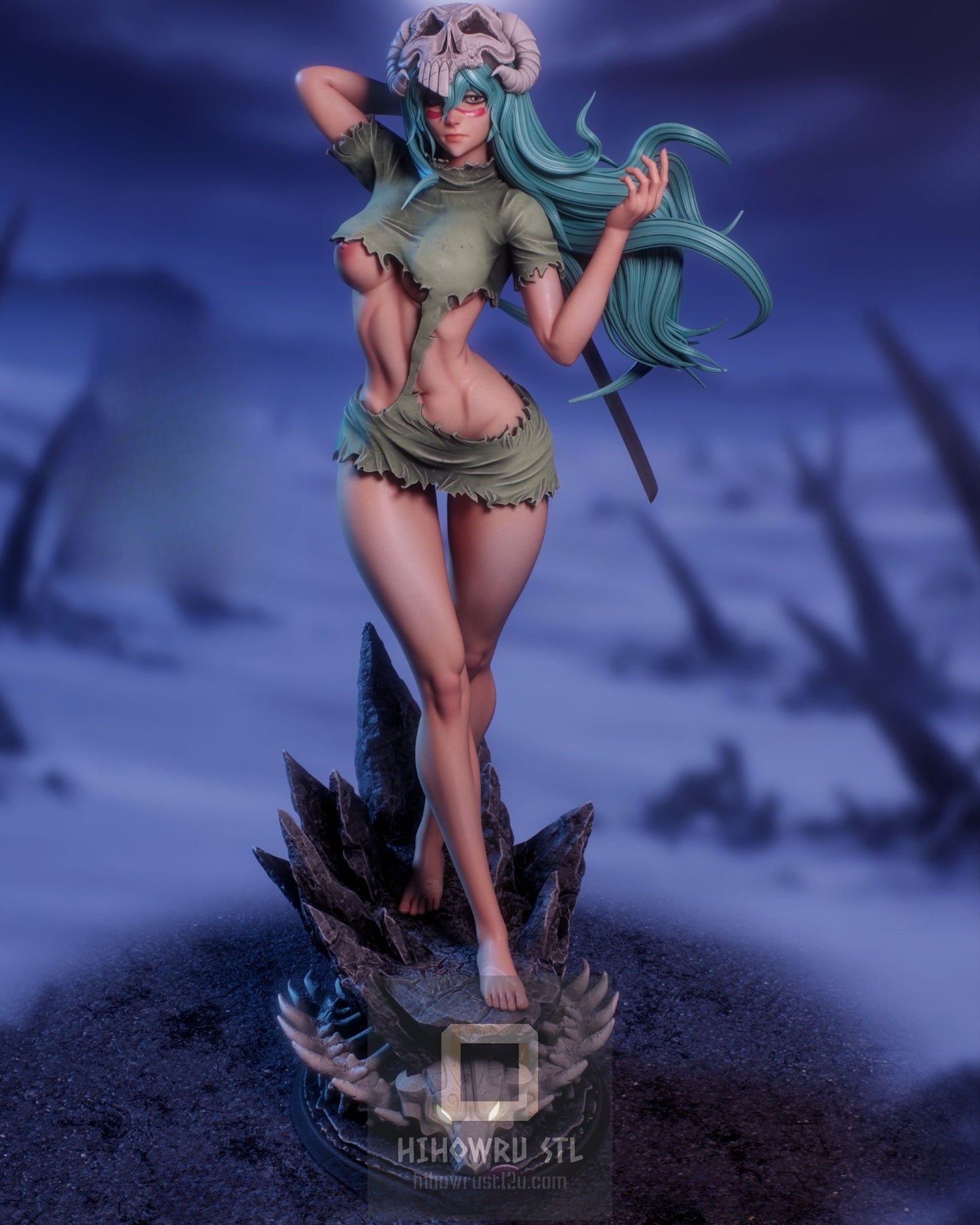 4579 Nelliel Tu NSFW - Bleach - STL 3D Print Files