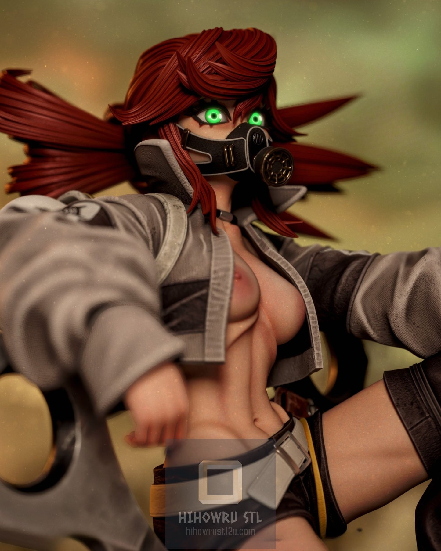 4814 Riyo Reaper NSFW - Gachiakuta - STL 3D Print Files