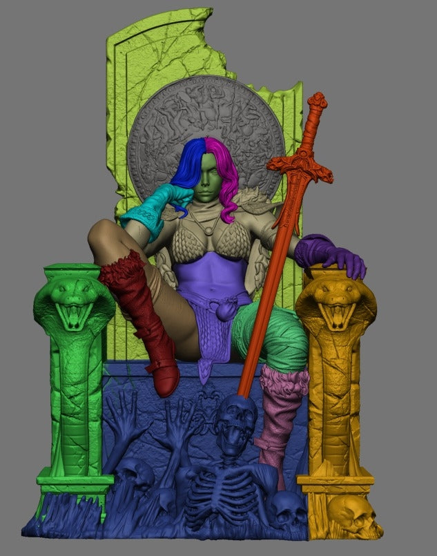 1635 Red Sonja - Marvel Comics - STL 3D Print Files