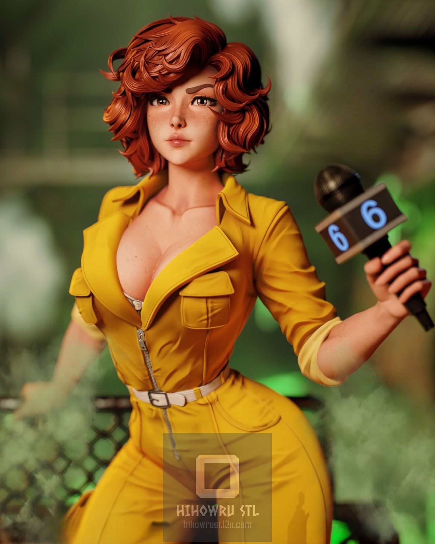 4782 April O'Neil NSFW - TMNT - STL 3D Print Files