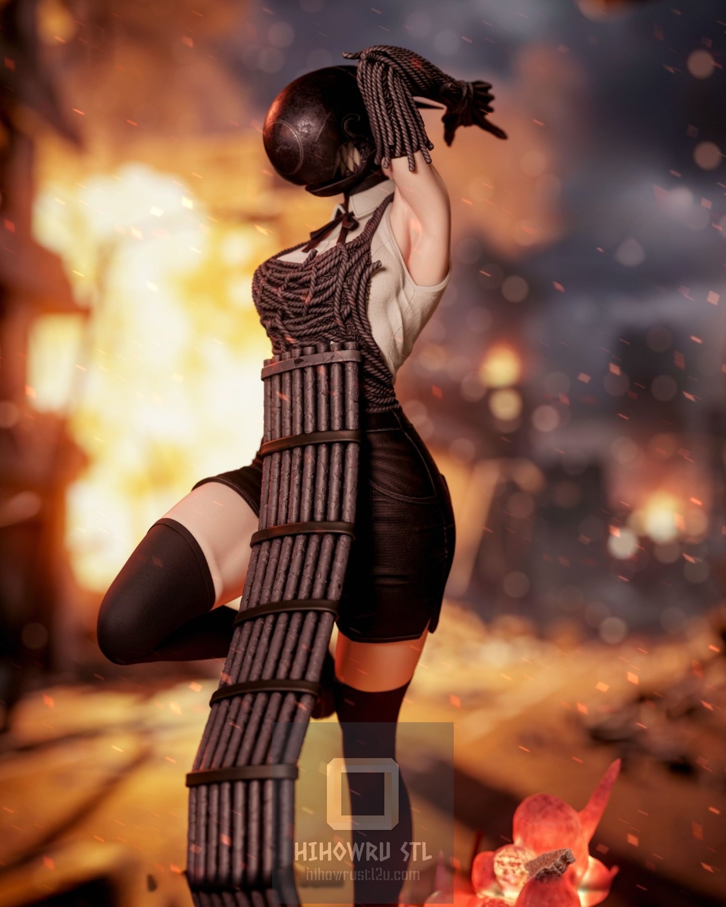 4893 Reze NSFW - Chainsaw Man - STL 3D Print Files