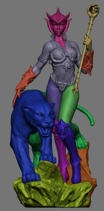 1767 Evil-Lyn - He-Man - STL 3D Print Files