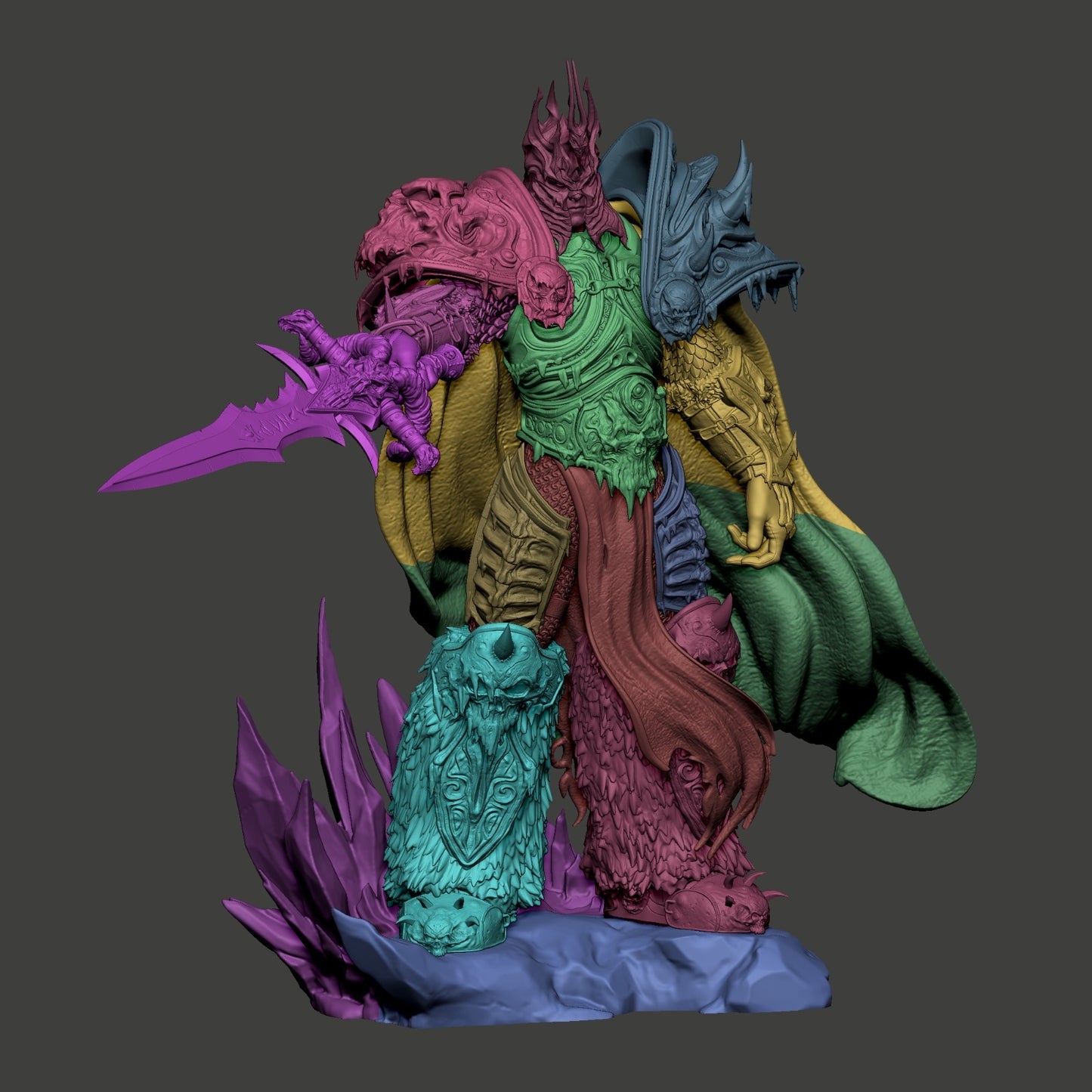 2017 Lich King - World of Warcraft - STL 3D Print Files