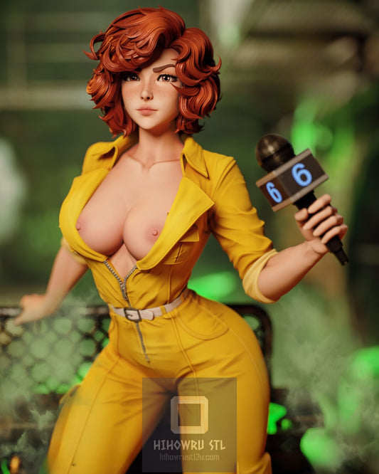 4782 April O'Neil NSFW - TMNT - STL 3D Print Files
