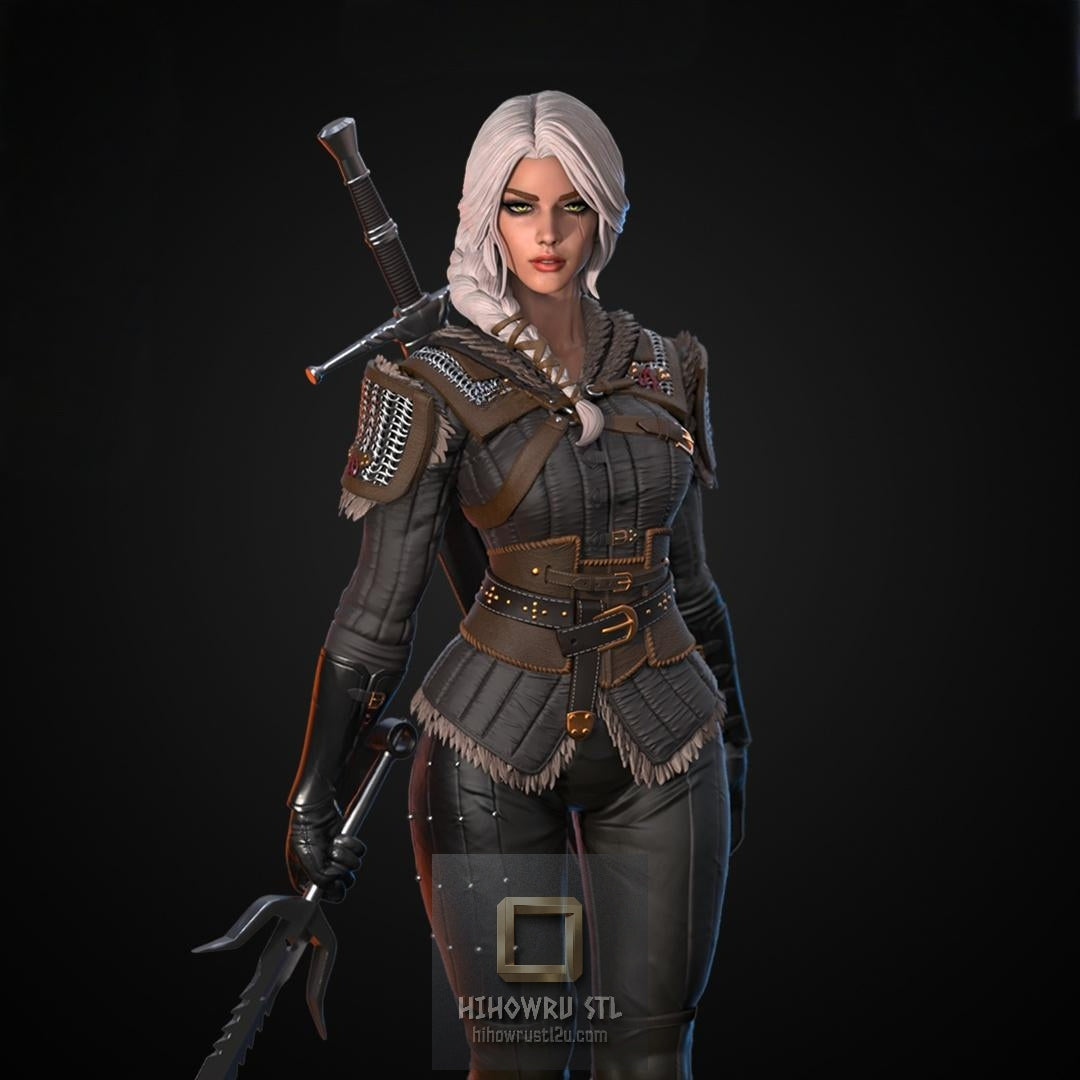 5603 Ciri - The Witcher 4 - STL 3D Print Files