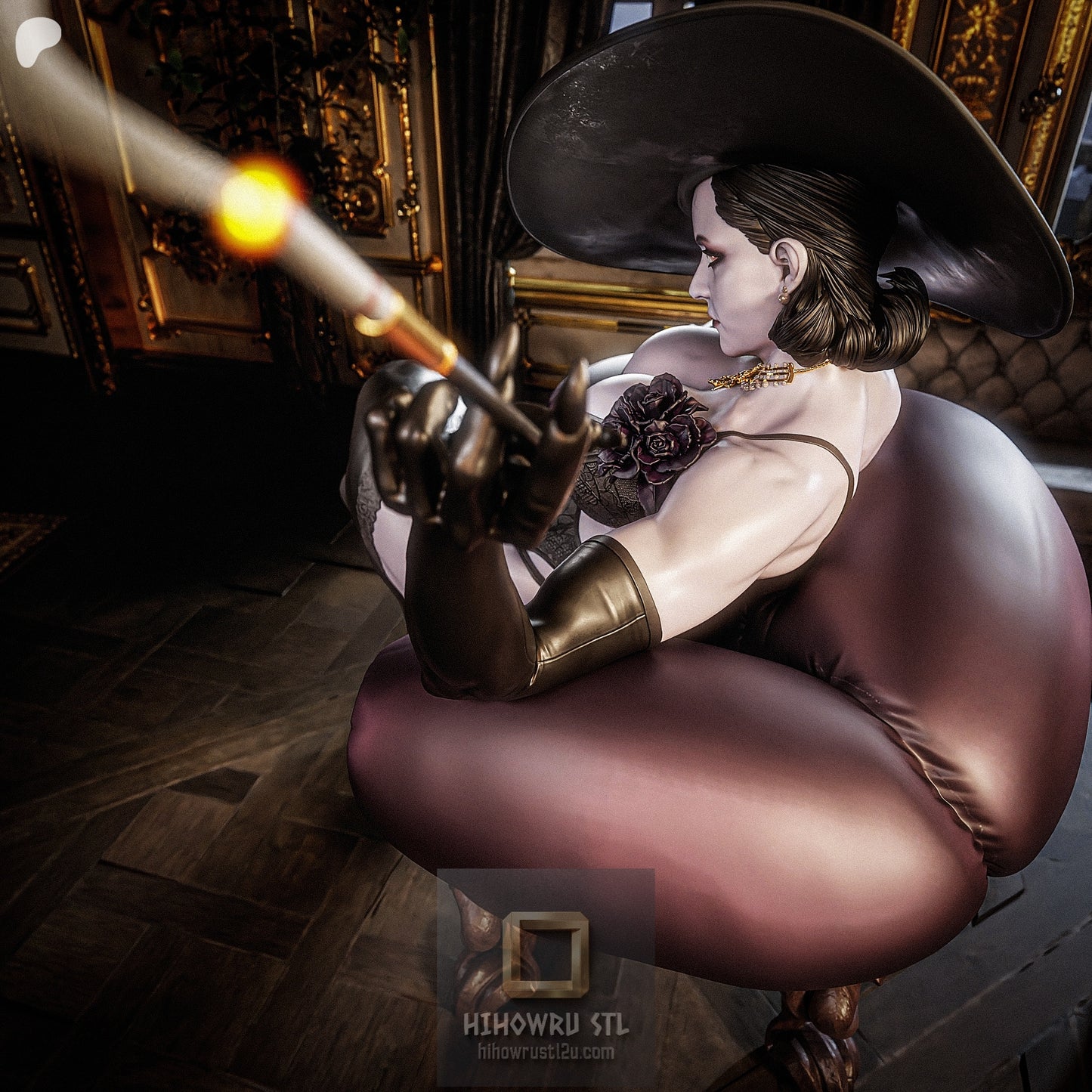 5373 Lady Dimitrescu NSFW - Resident Evil - STL 3D Print Files