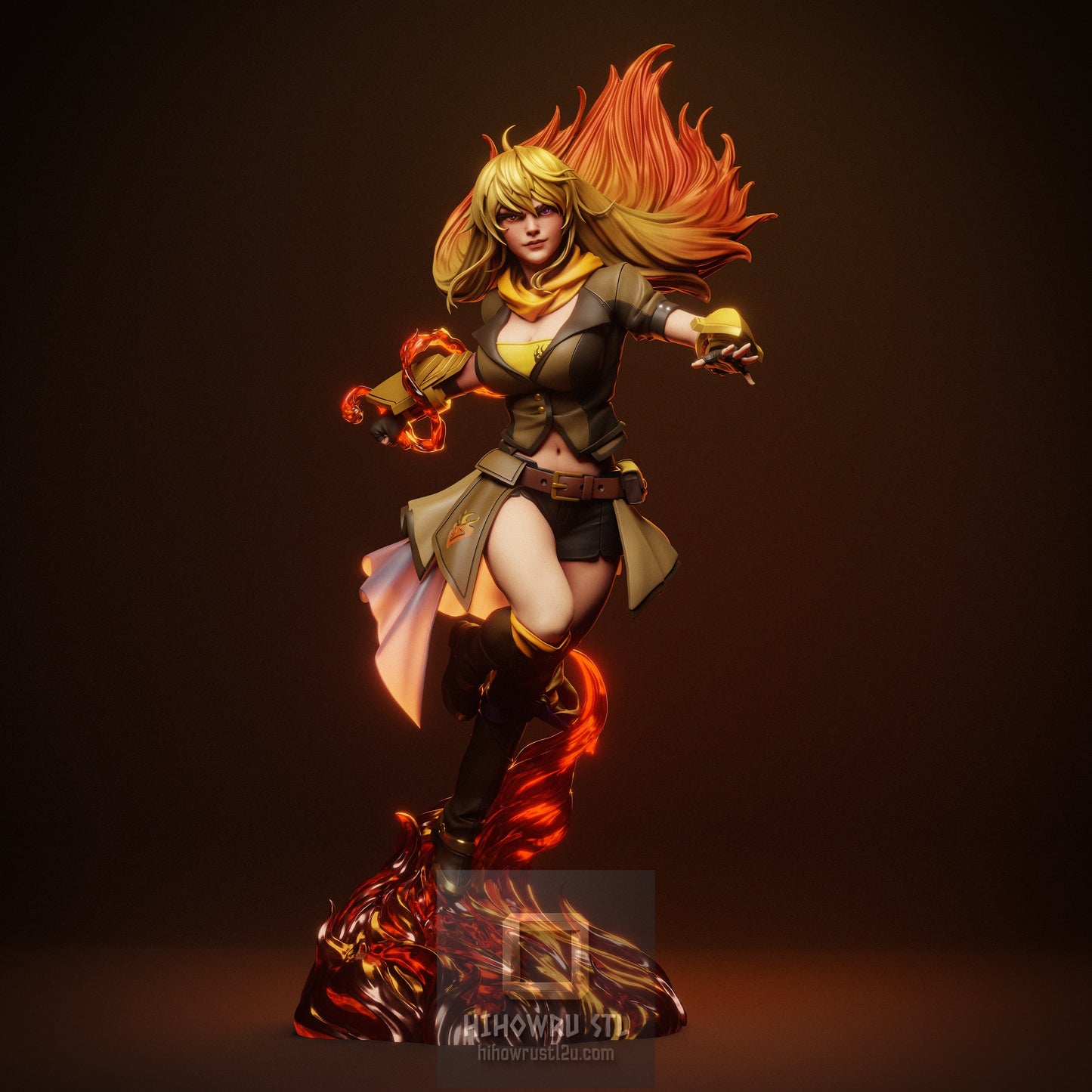 5367 Yang Xiao Long - RWBY - STL 3D Print Files