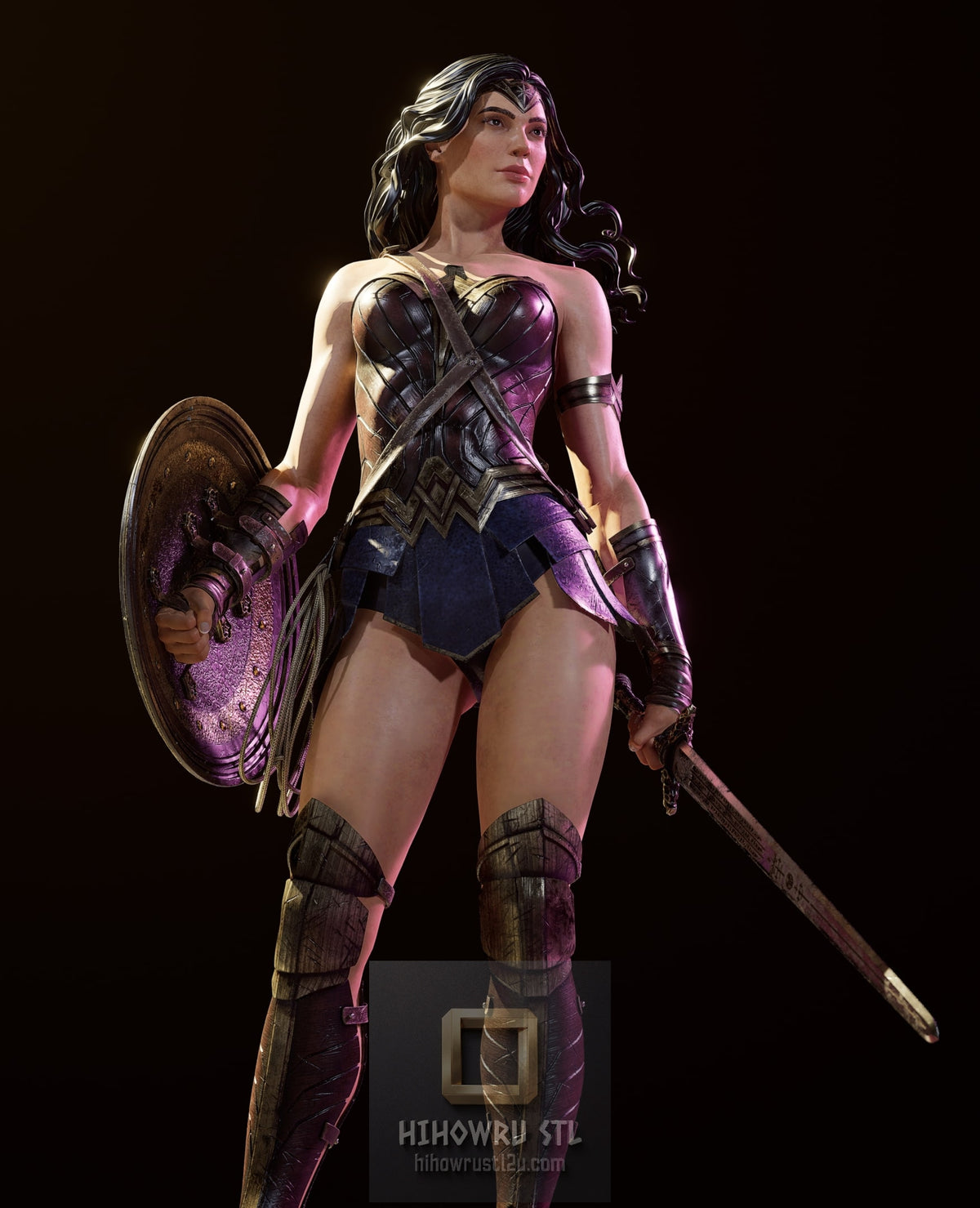5534 Wonder Woman - DC COMICS - STL 3D Print Files
