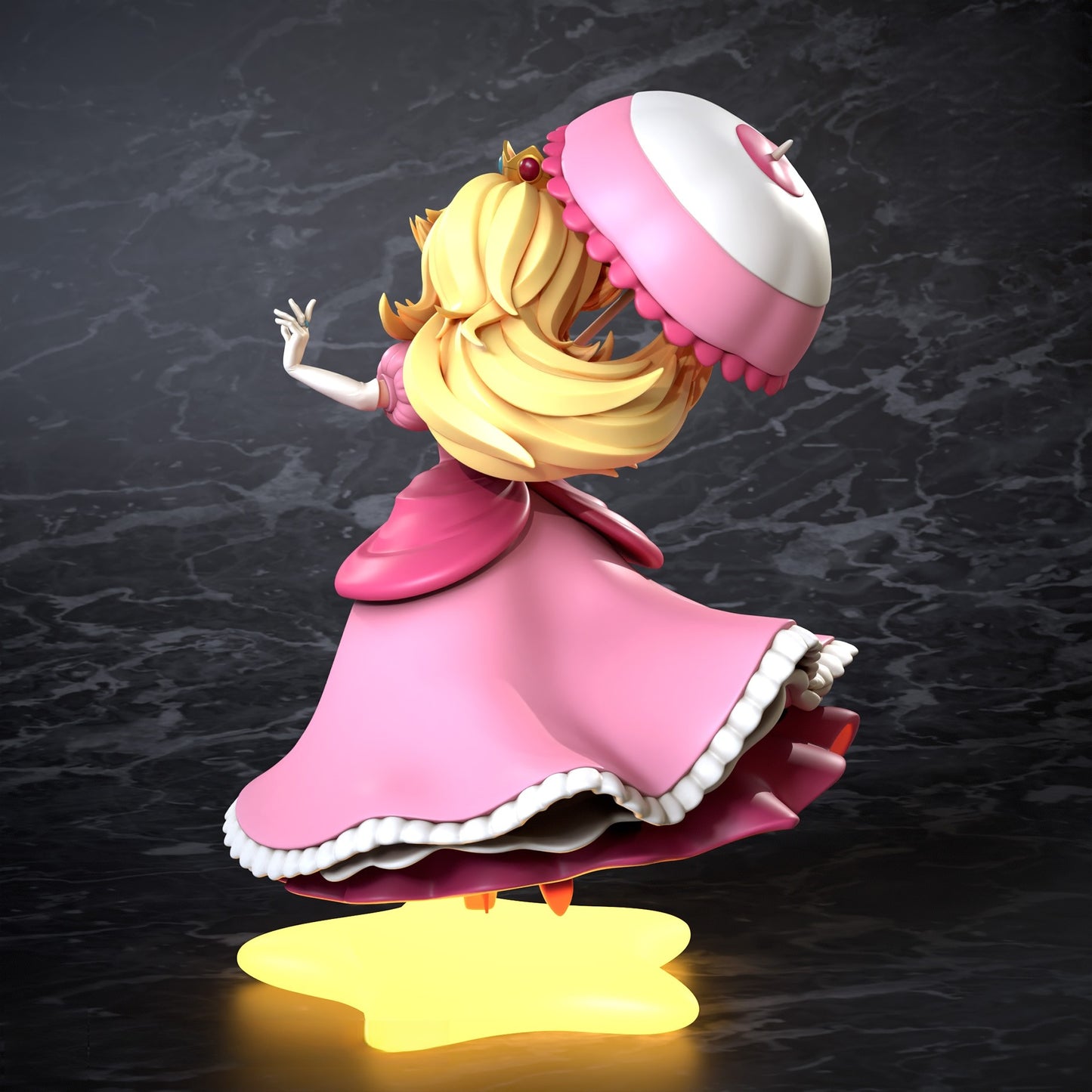 1663 Princes Peach - Super Mario Bros - STL 3D Print Files