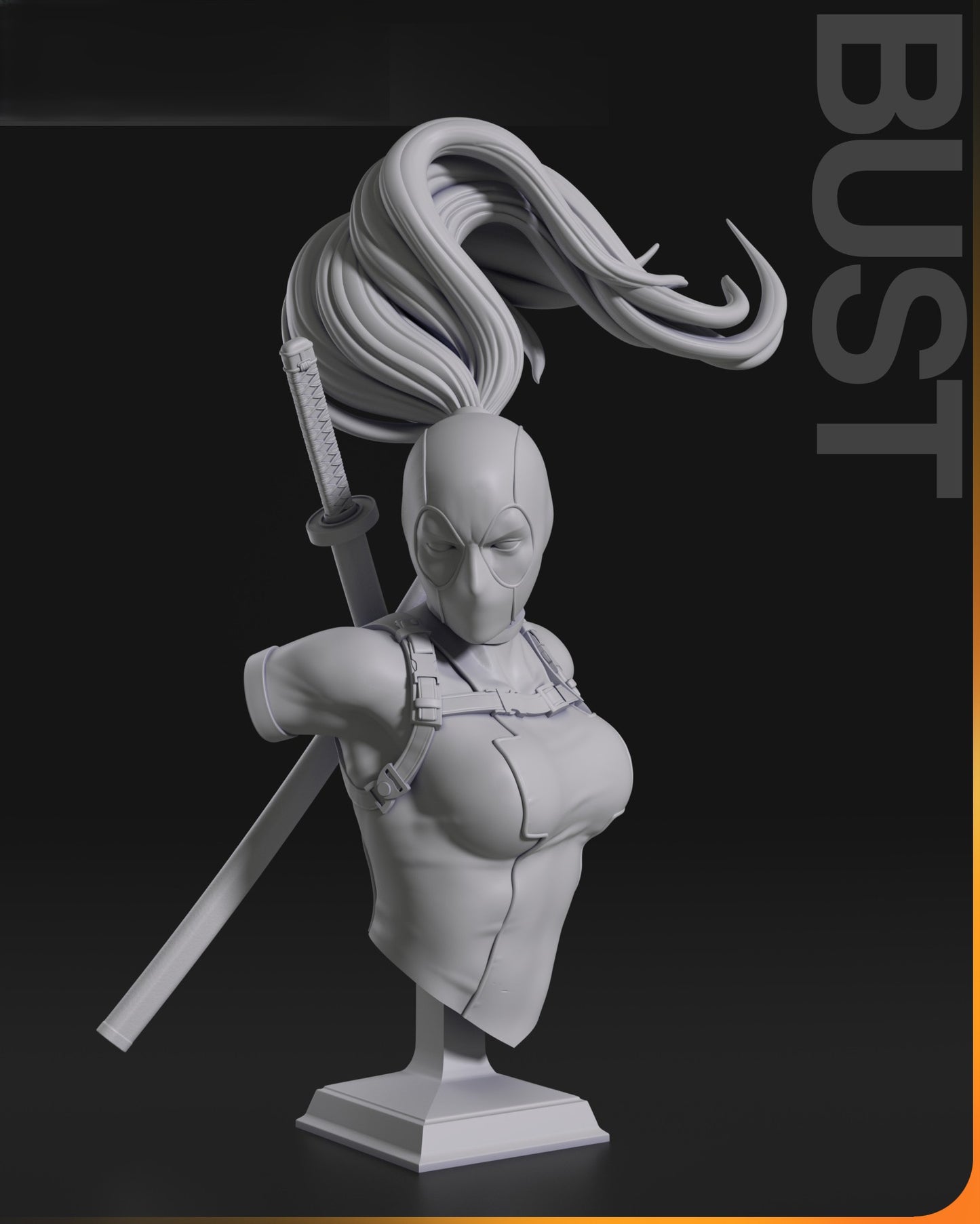 2630 Lady Deadpool - Deadpool - STL 3D Print Files