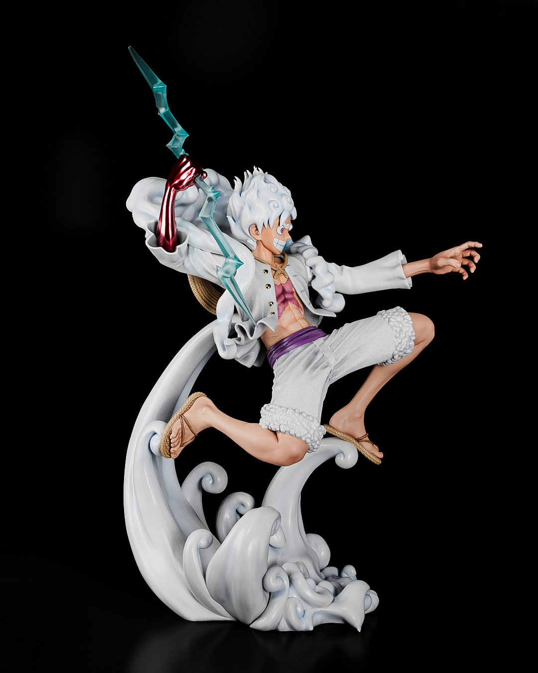 1958  Luffy Gear 5 - One Piece - STL 3D Print Files