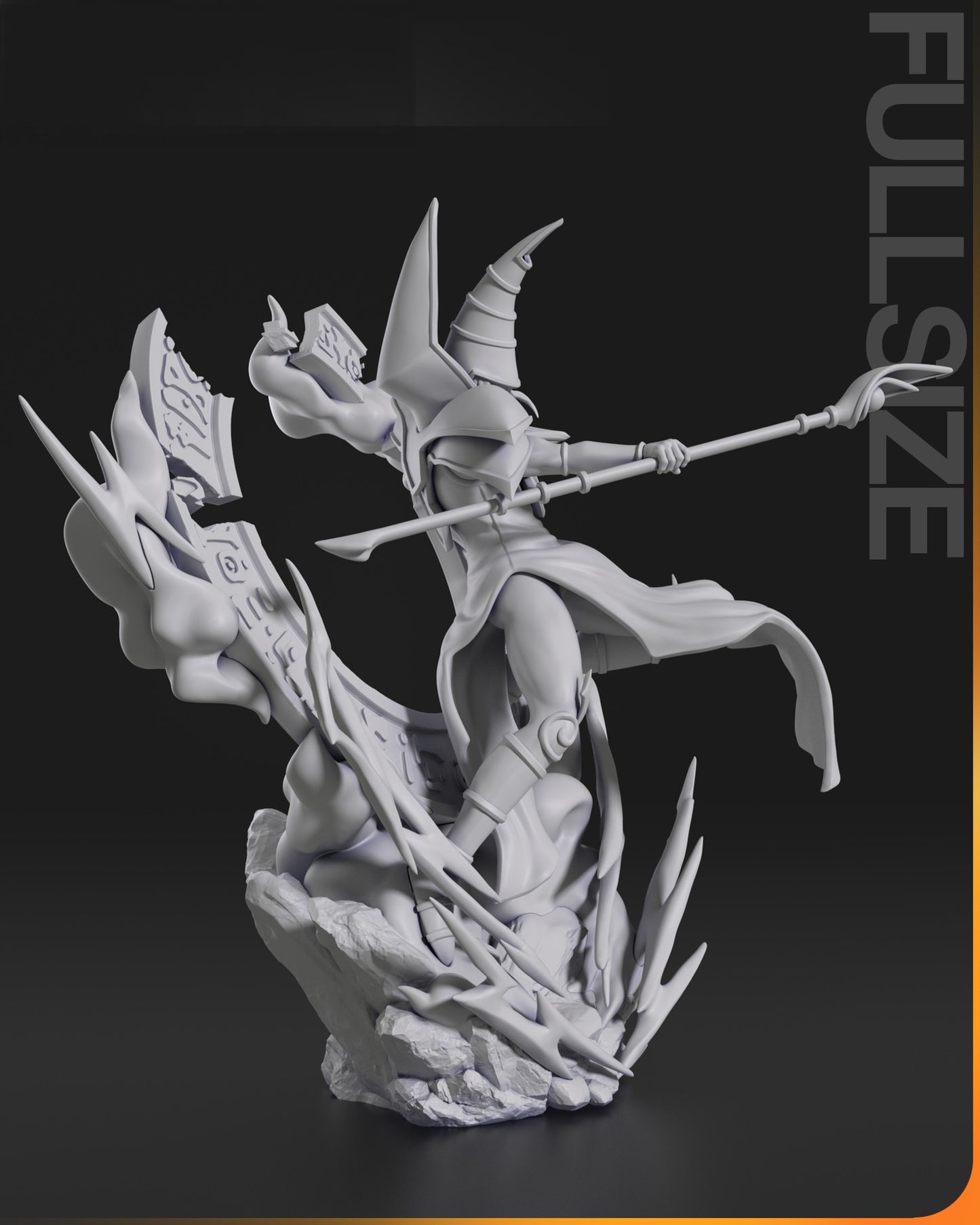 2609 Dark Magician - Yu-Gi-Oh! - STL 3D Print Files