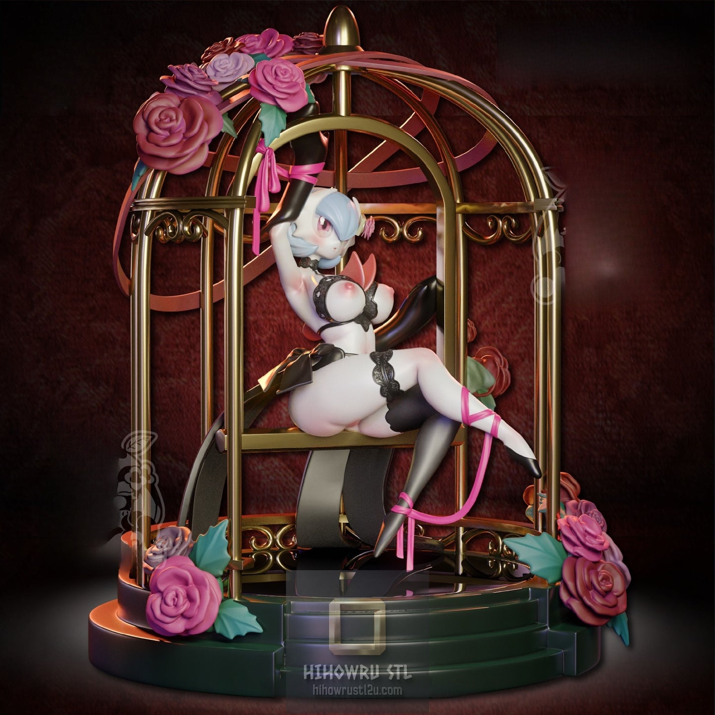 5366 Mega Gardevoir NSFW - POKEMON - STL 3D Print Files